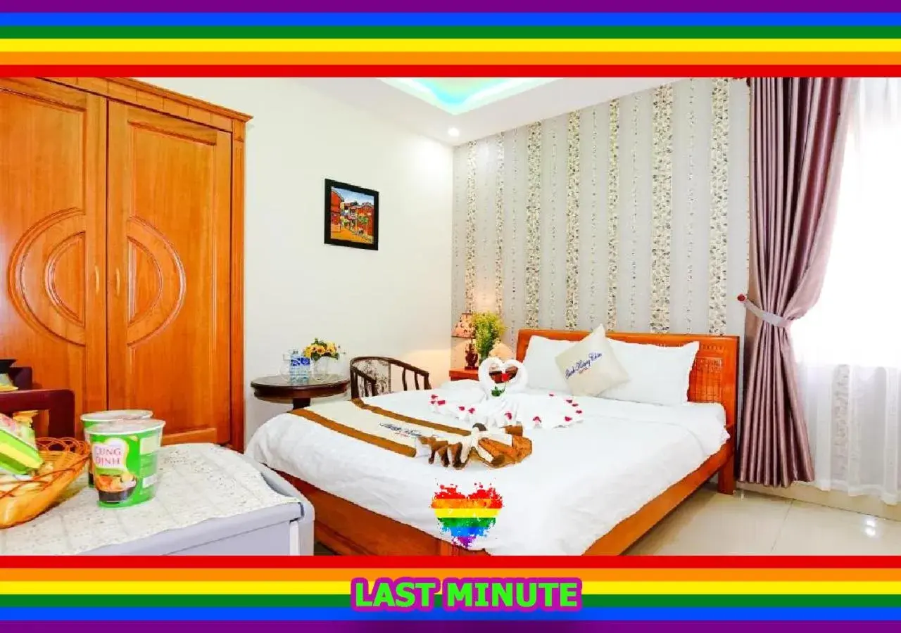 Bed in Thành Hoàng Châu Boutique Hotel Bed in Thành Hoàng Châu Boutique Hotel