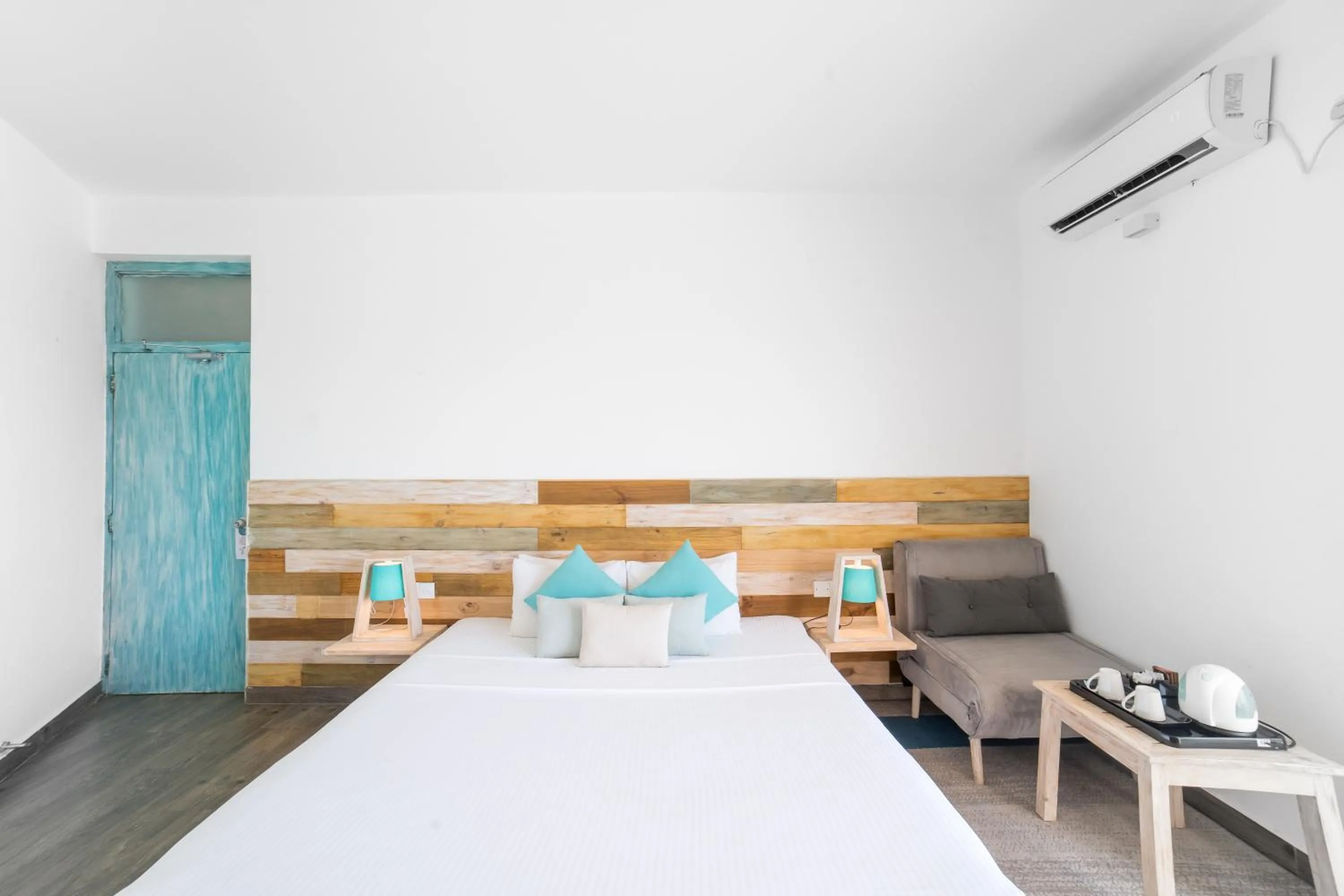 Bed in Hikkaduwa Beach Hotel