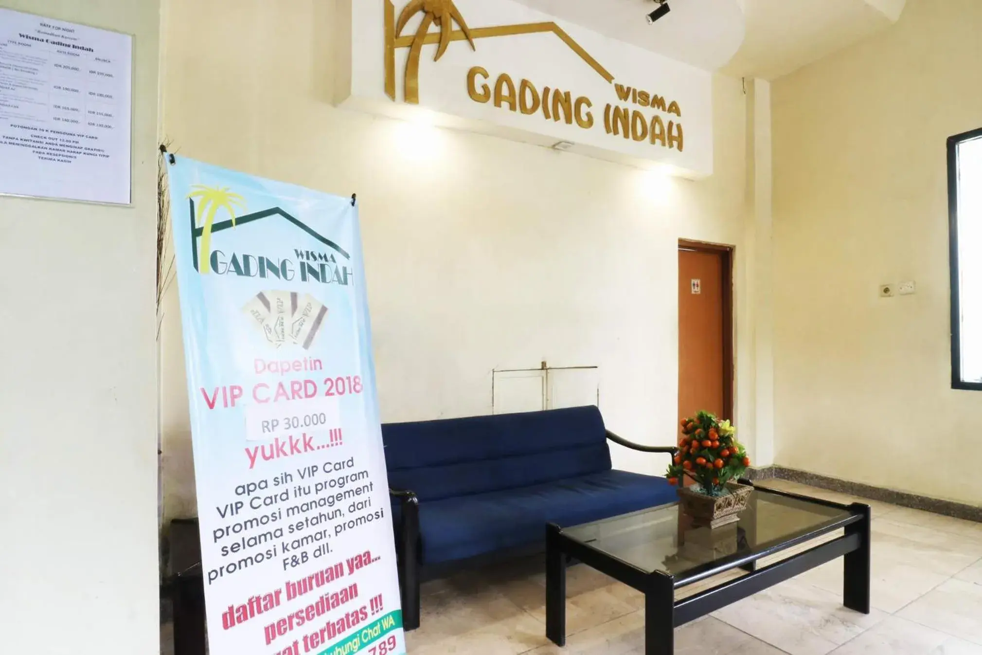 Lobby or reception in Wisma Gading Indah 1 Lobby or reception in Wisma Gading Indah 1