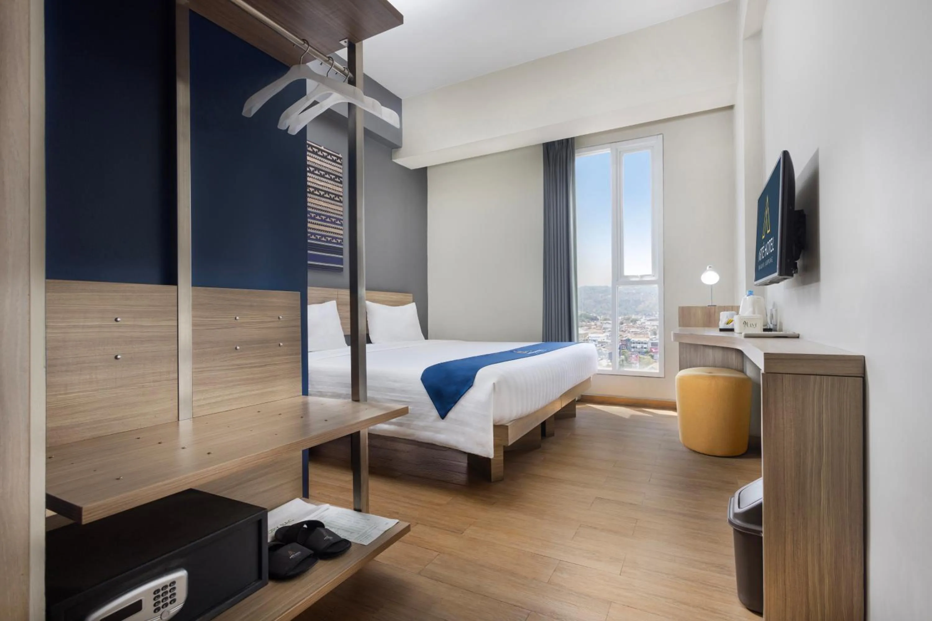 Bed in Arte Hotel Bandar Lampung