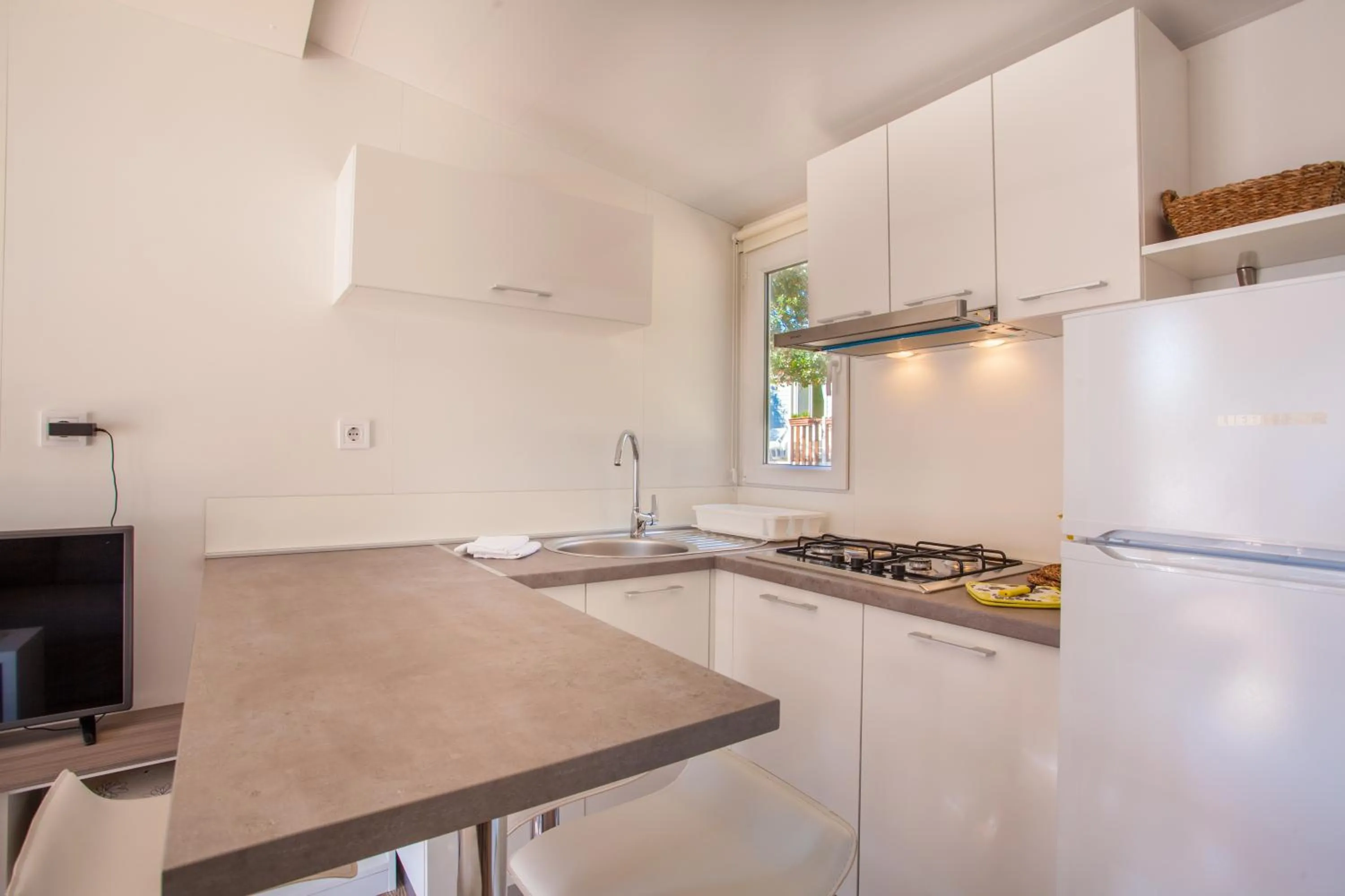 Kitchen or kitchenette in Mobile Homes Rapoća