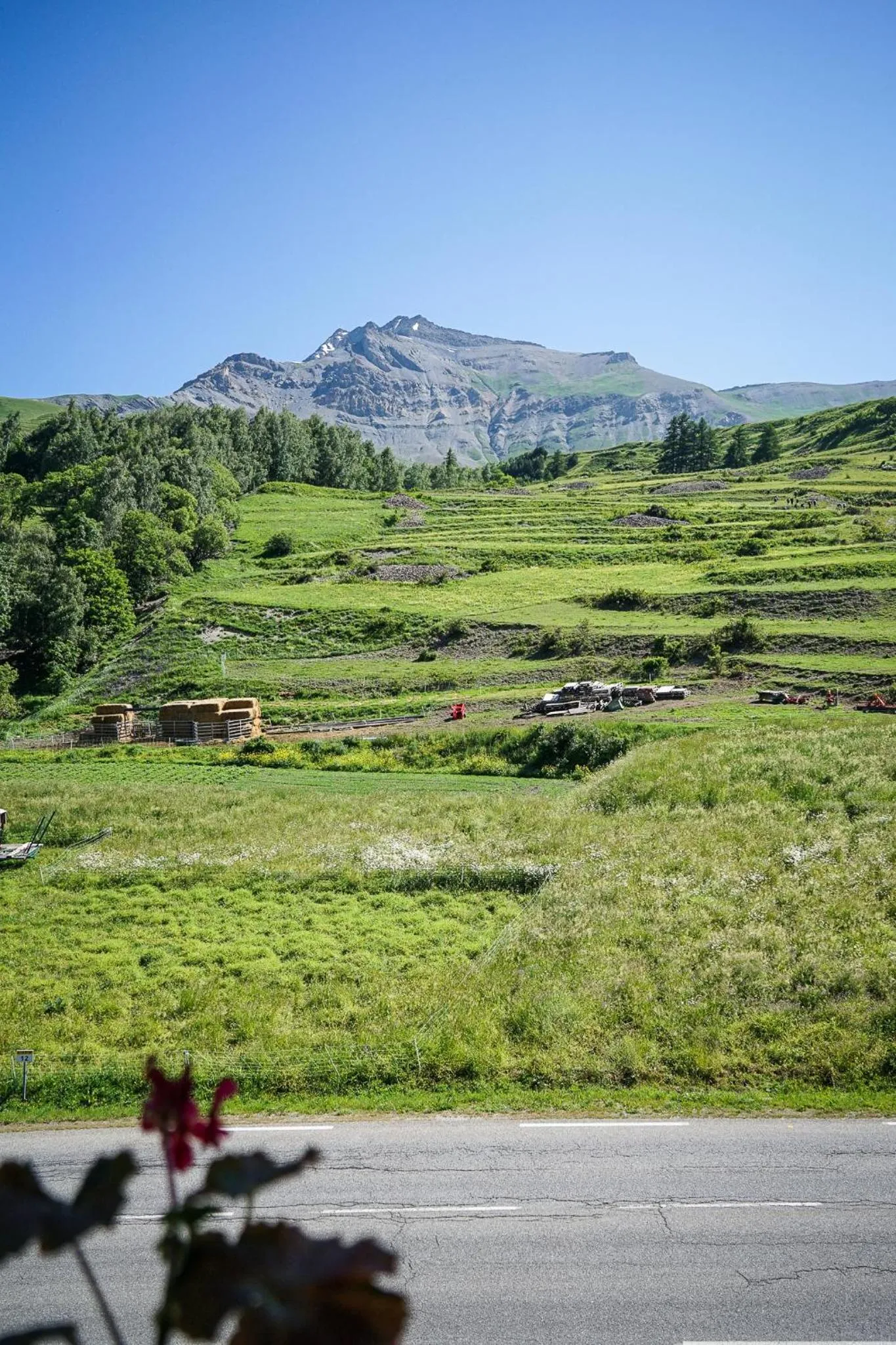 Mountain view in Hotel Le Faranchin
