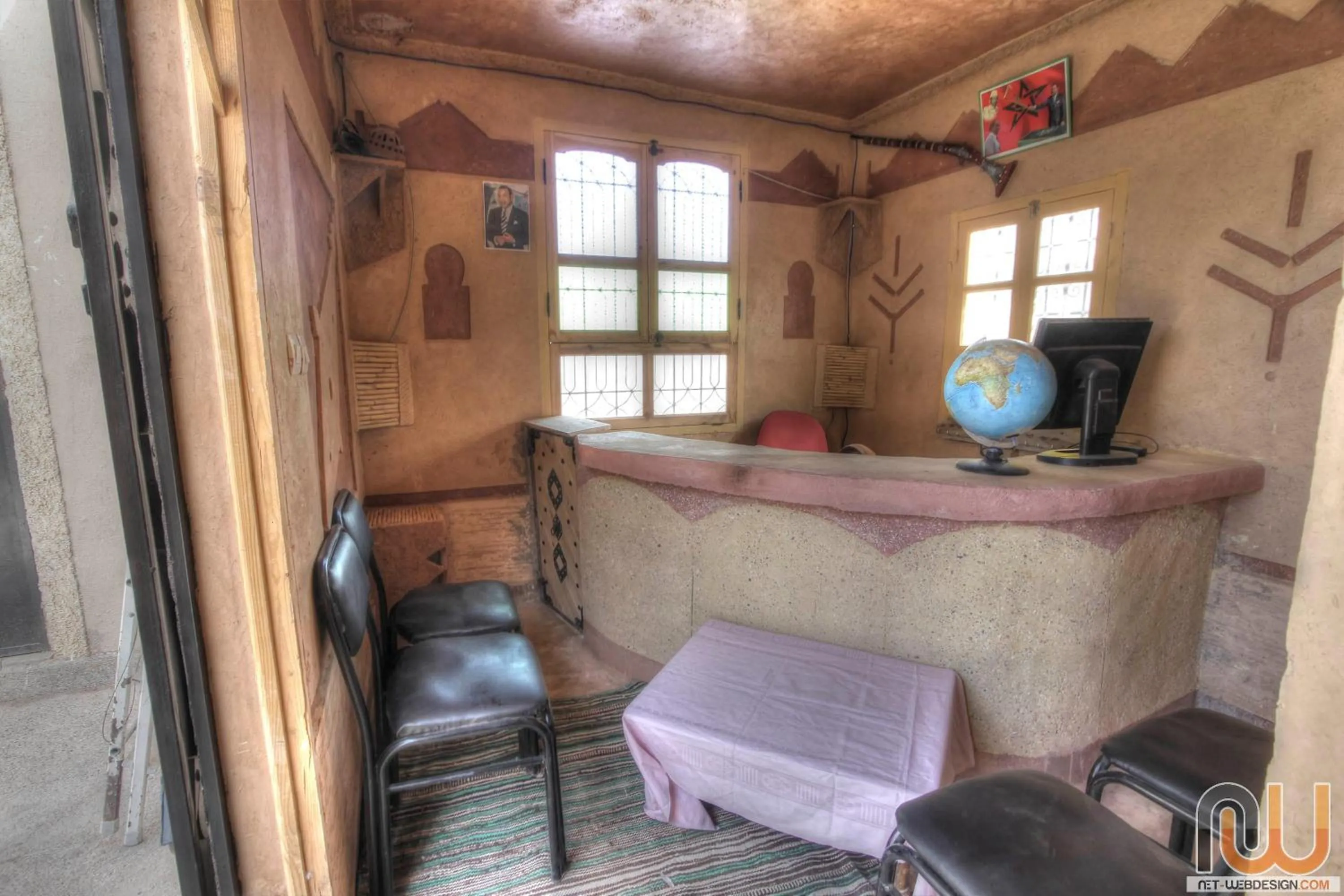 Lobby or reception in Hôtel Amgoune