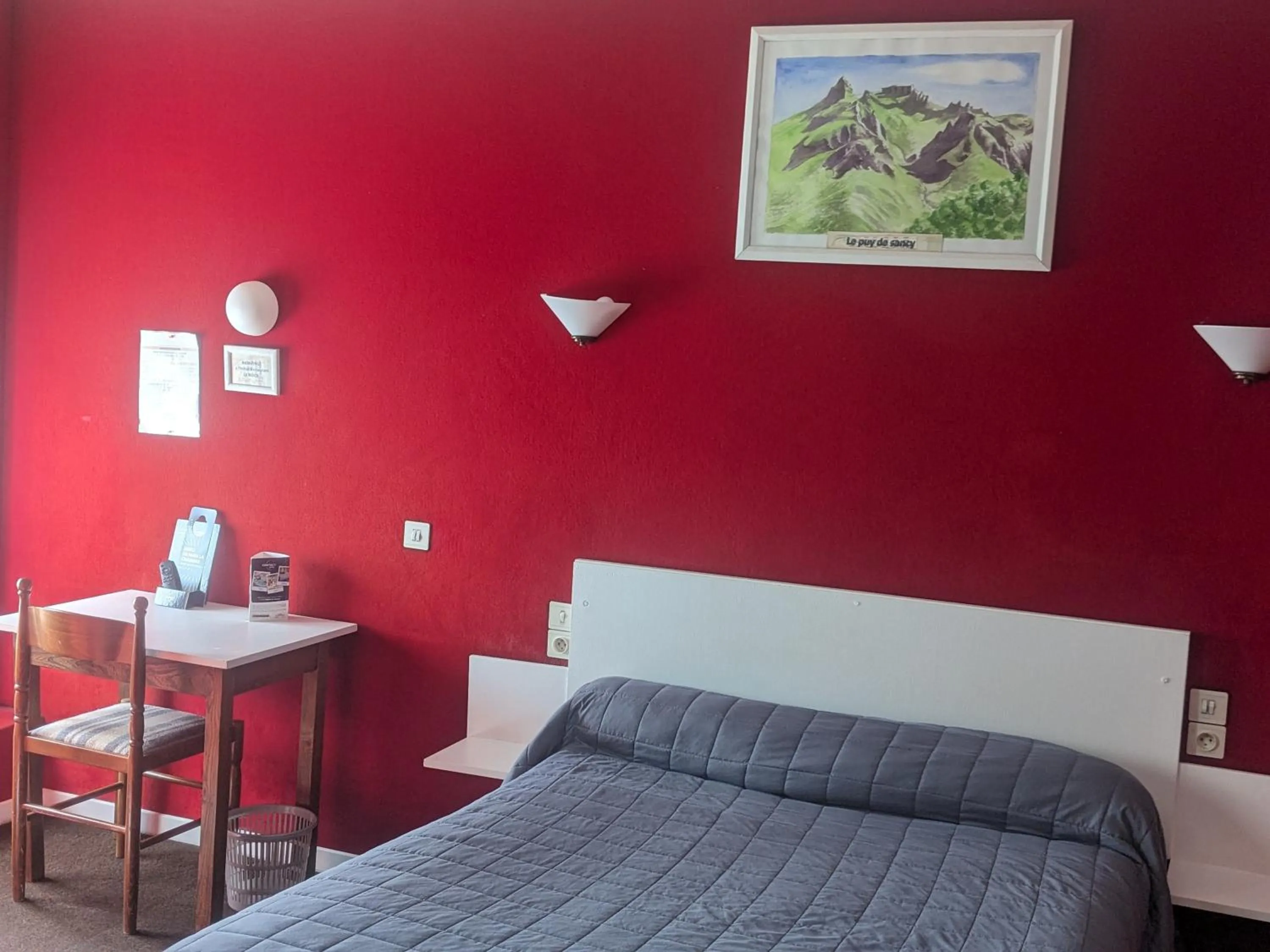 Bedroom, Bed in Hôtel Le Rider