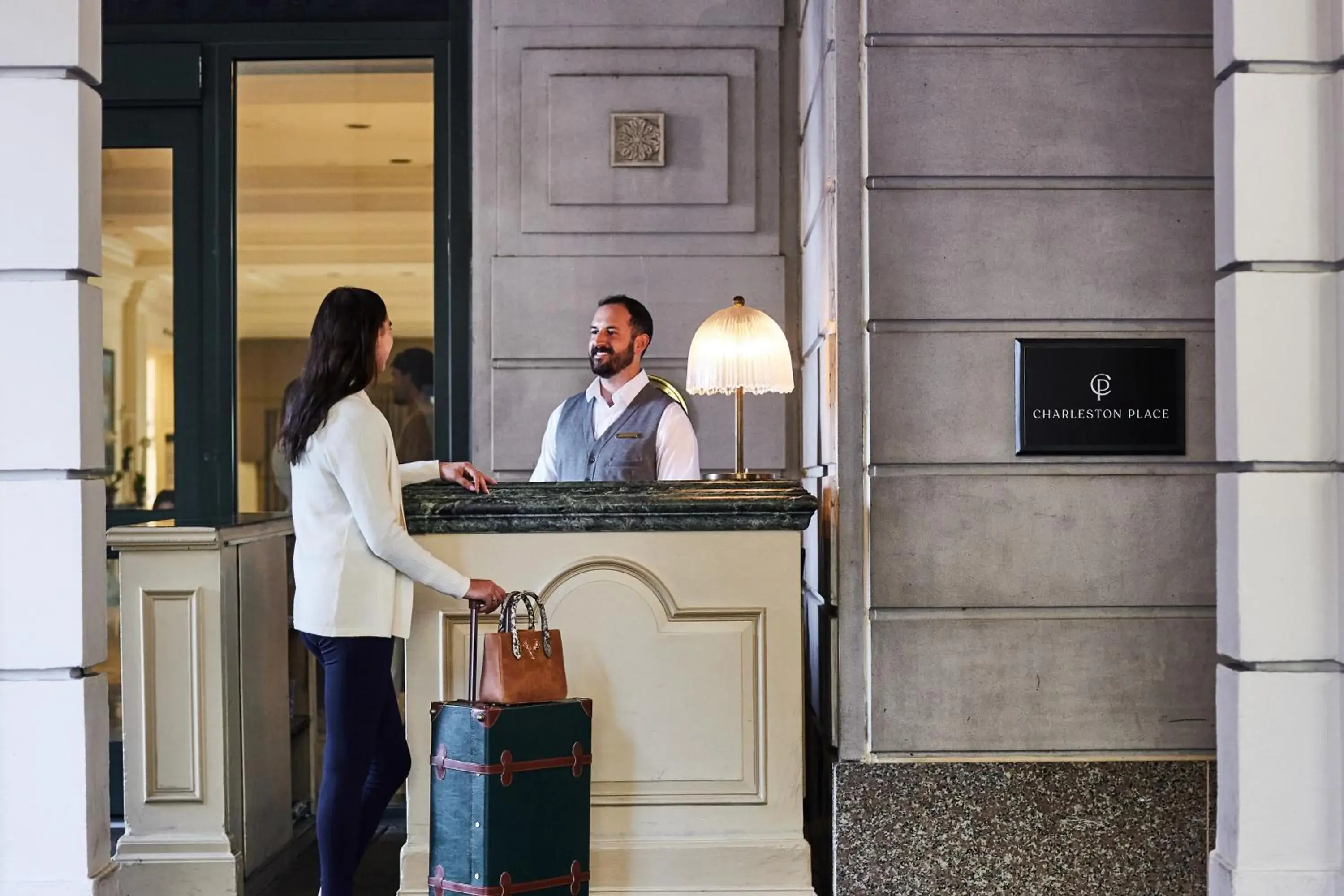 Facade/entrance in The Charleston Place Facade/entrance in The Charleston Place