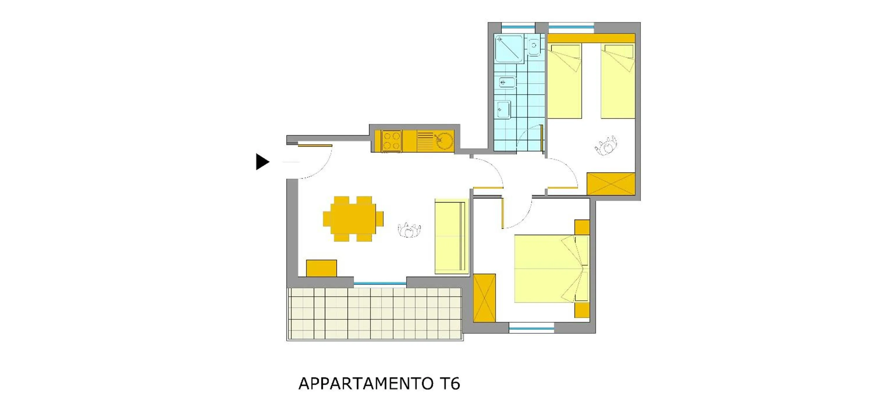 Floor plan in Residence Eucalipti