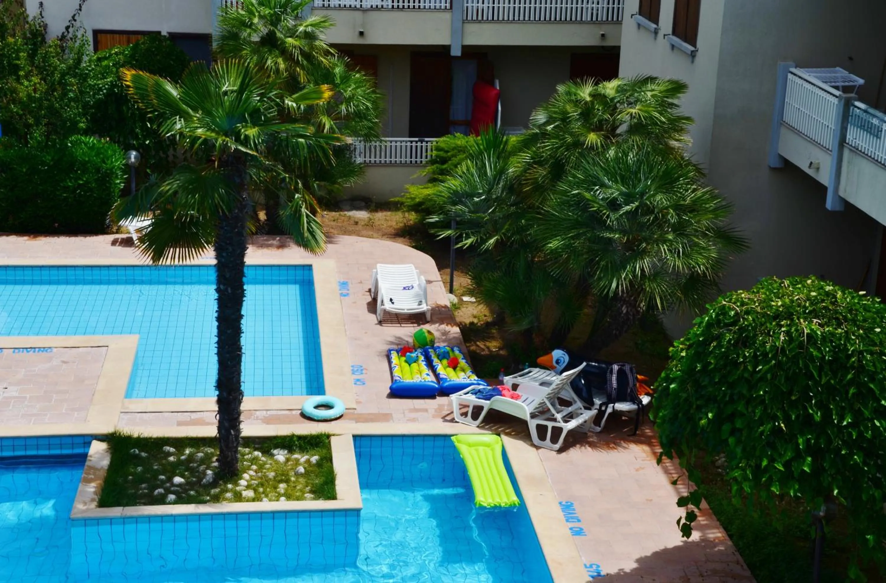 Garden view in Residence Eucalipti