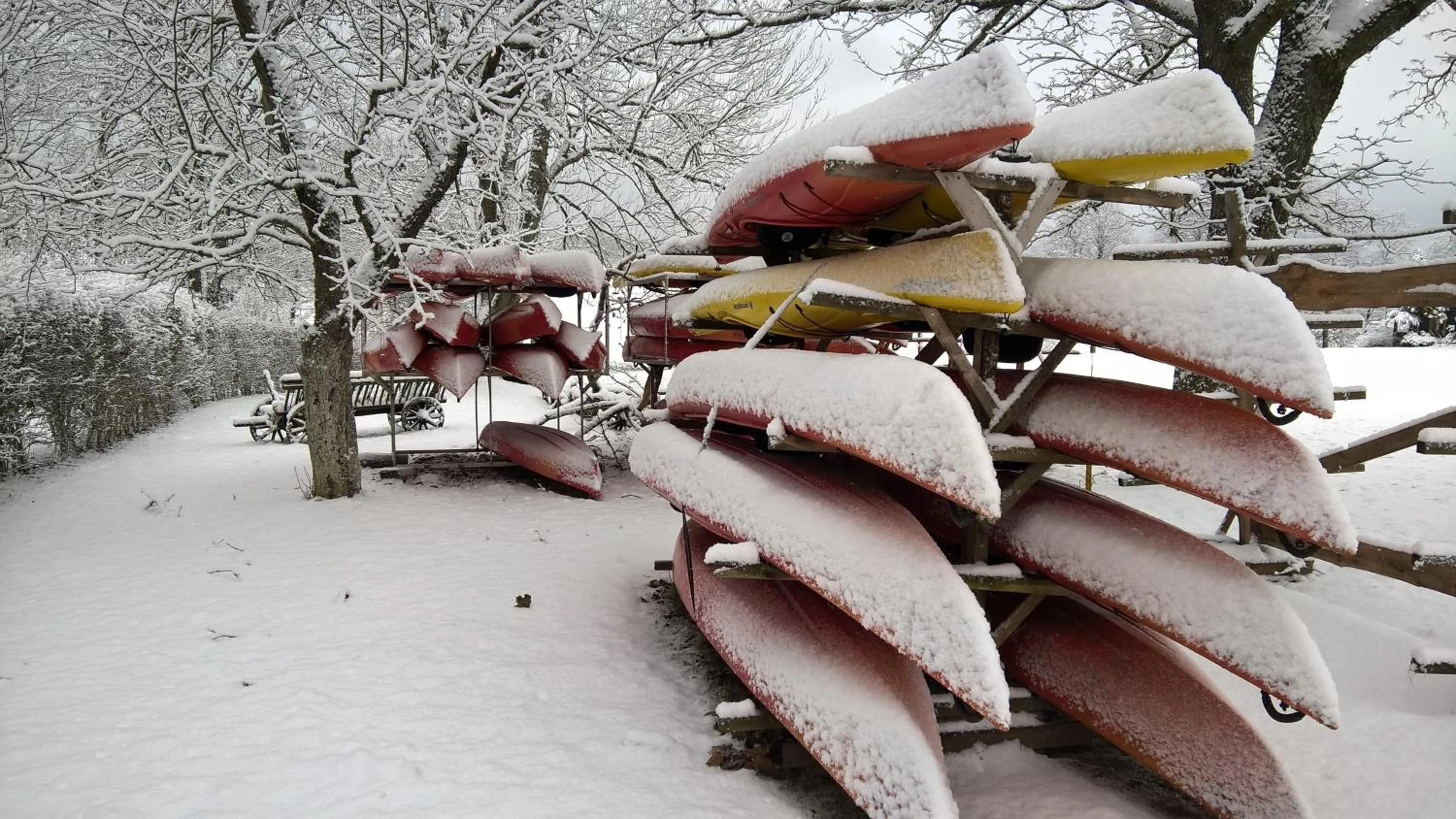 Canoeing in Labanoras