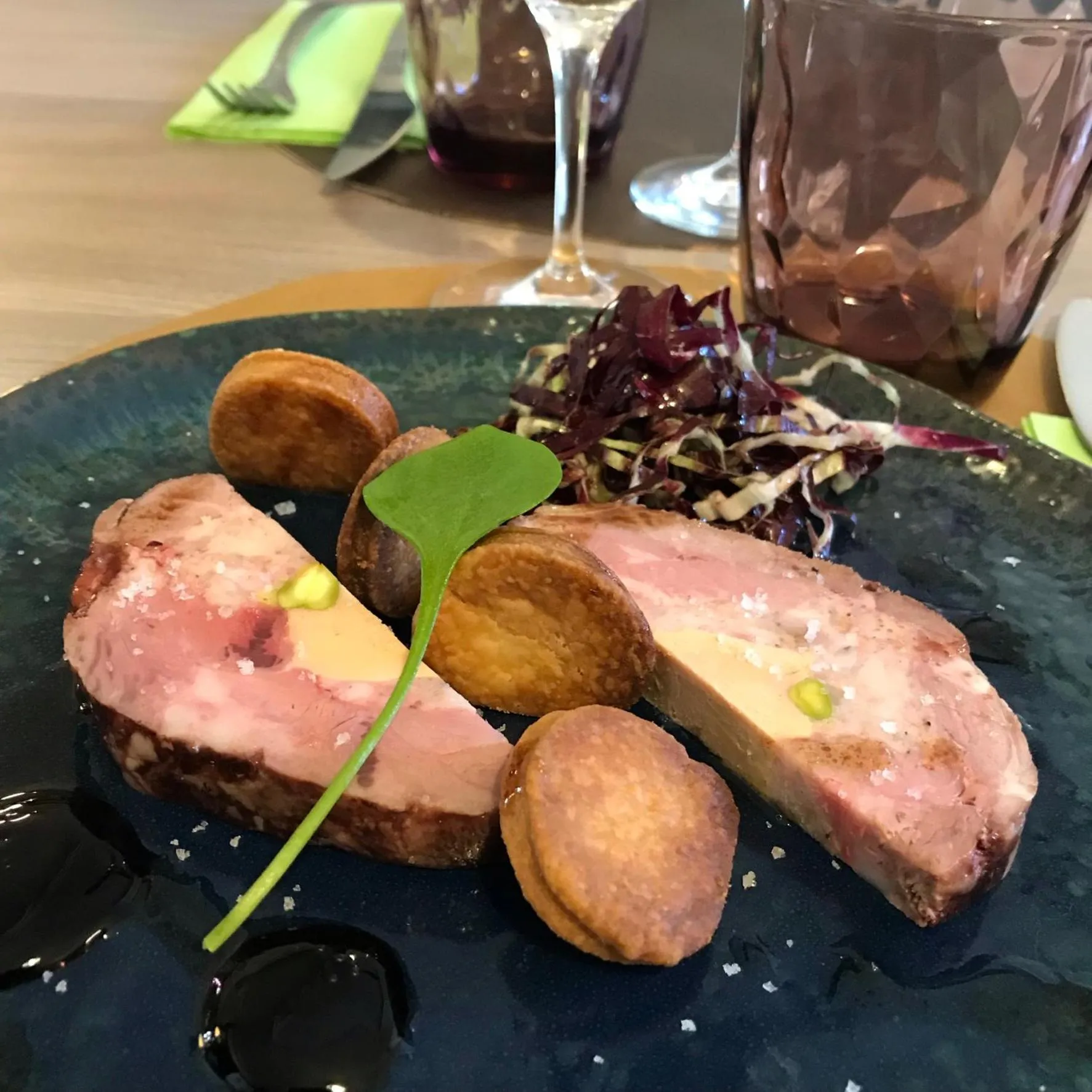 Food close-up in L'Auberg'ine - Maison Glenn Anna