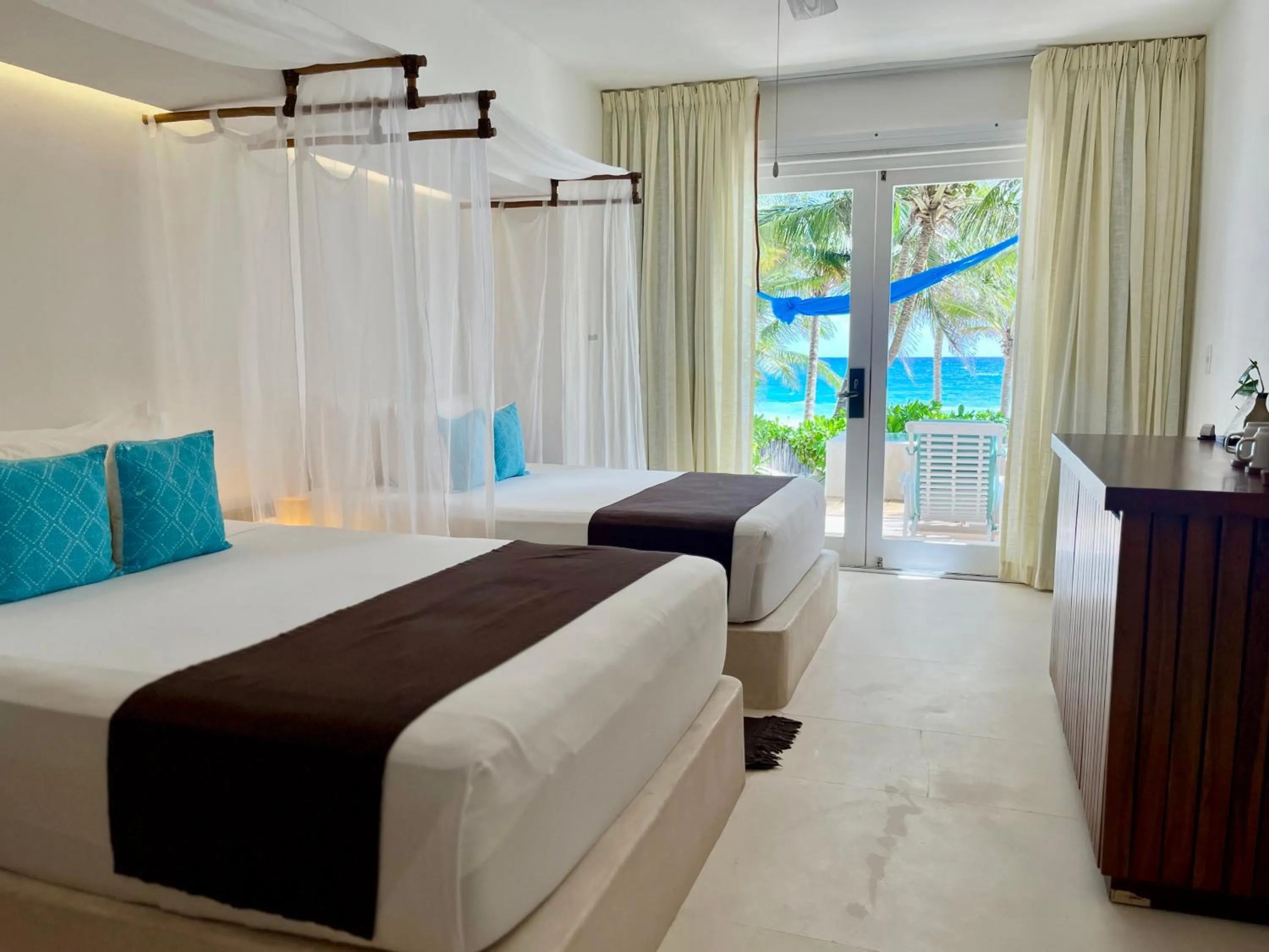 Bedroom, Bed in Cabanas Tulum- Beach Hotel & Spa