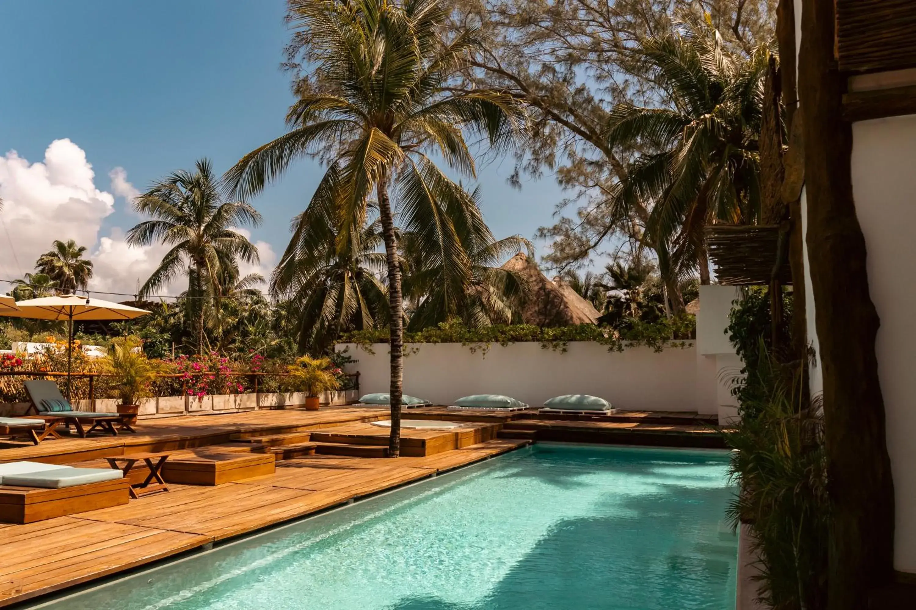 Swimming pool in Cabanas Tulum- Beach Hotel & Spa Swimming pool in Cabanas Tulum- Beach Hotel & Spa