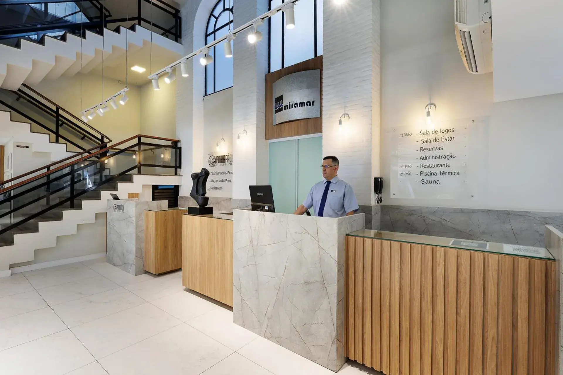 Lobby or reception in Miramar Hotel Lobby or reception in Miramar Hotel