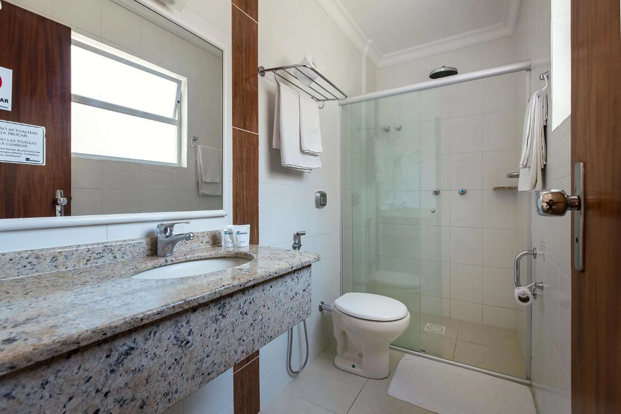 Shower in Miramar Hotel