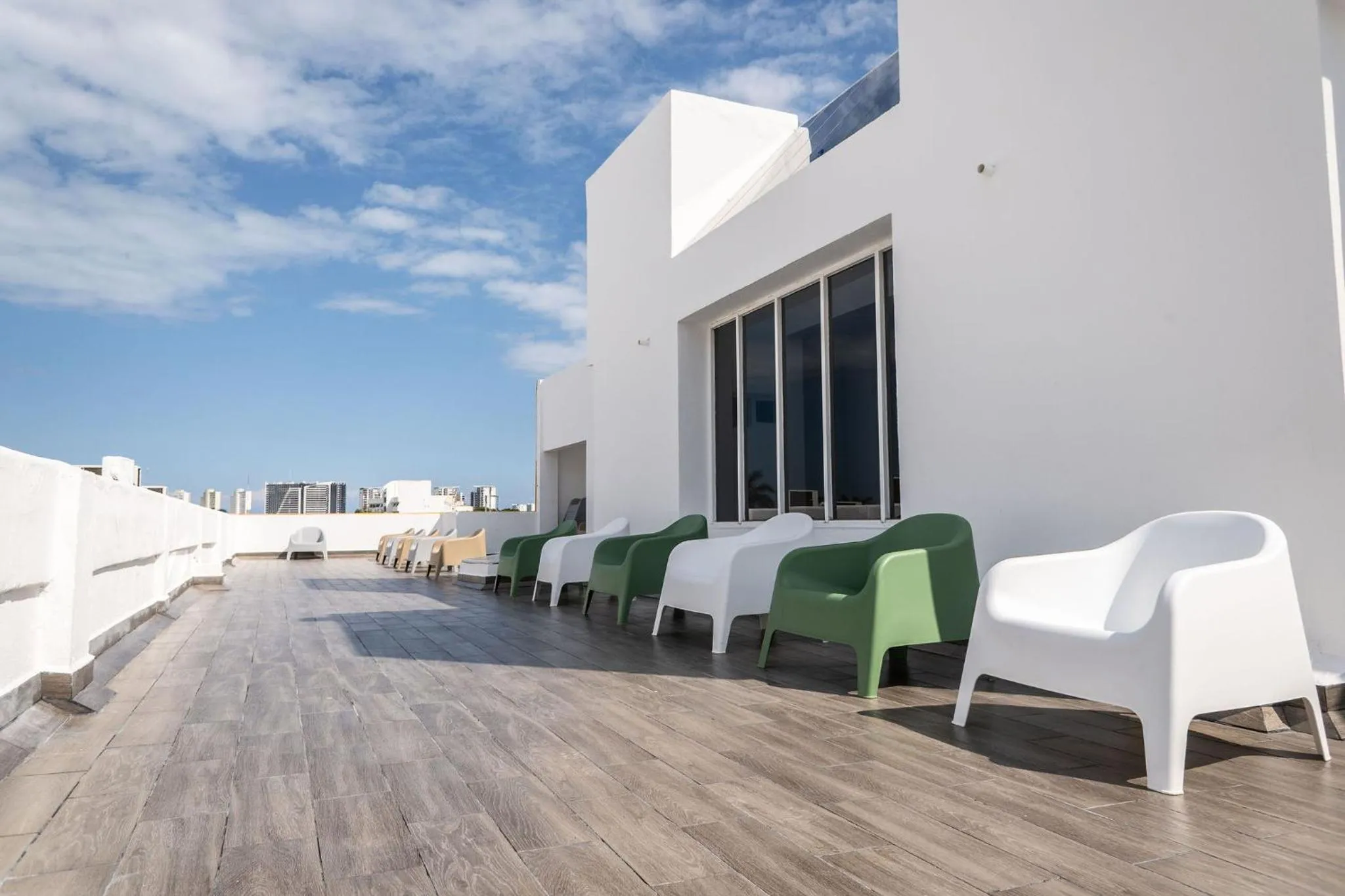 Patio in Hotel Suites Gaby