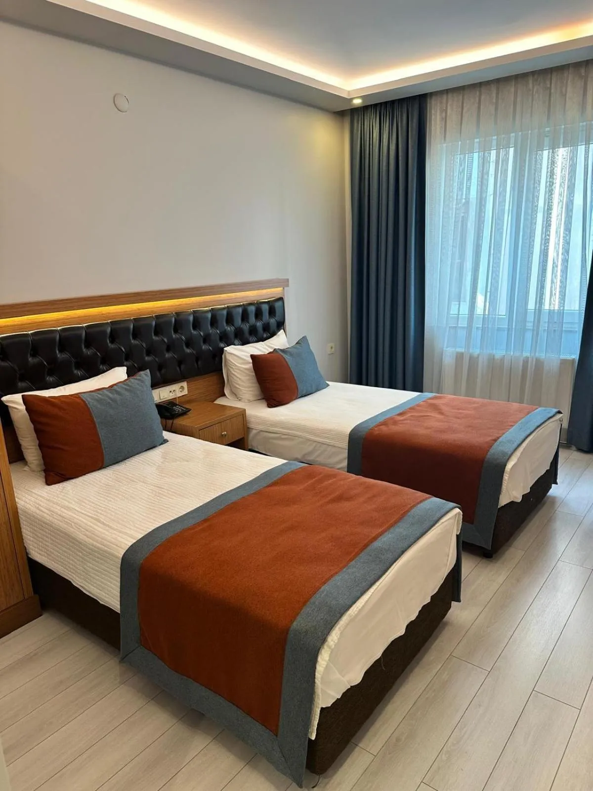 Bed in Hotel Resitpasa Istanbul