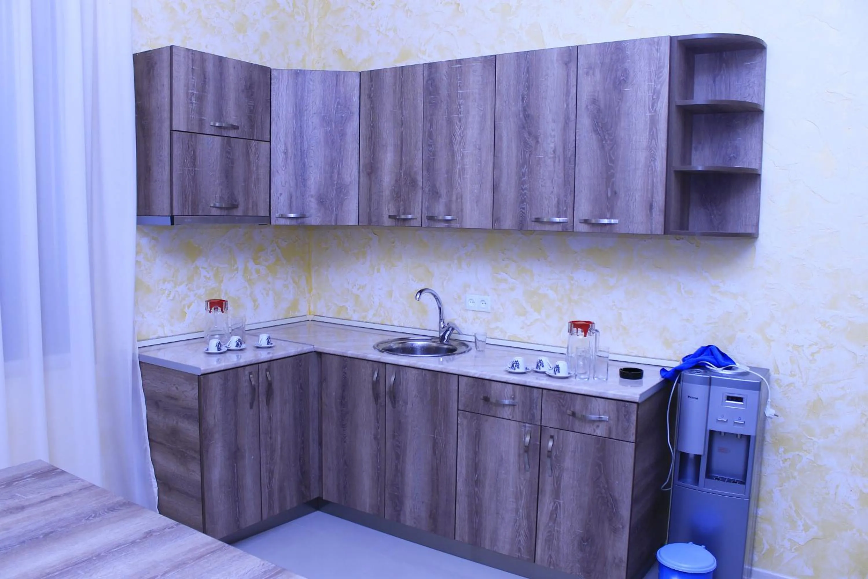 Kitchen or kitchenette in Inn Daviti