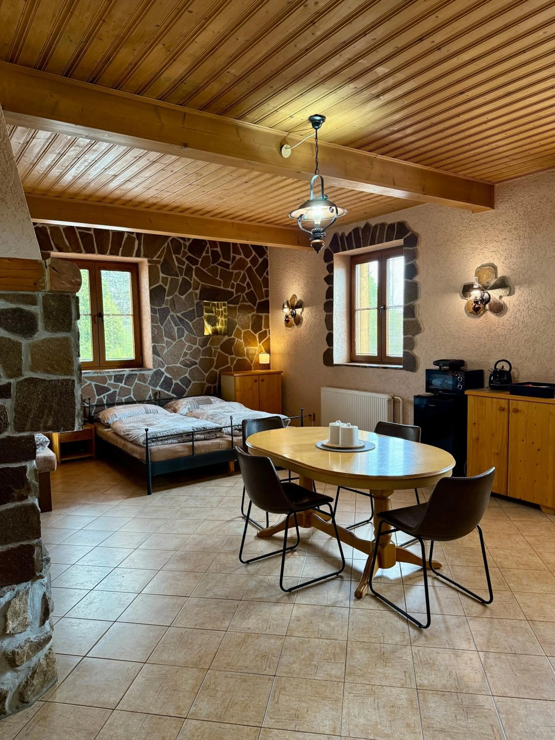 Bed in Penzion U Grobiana