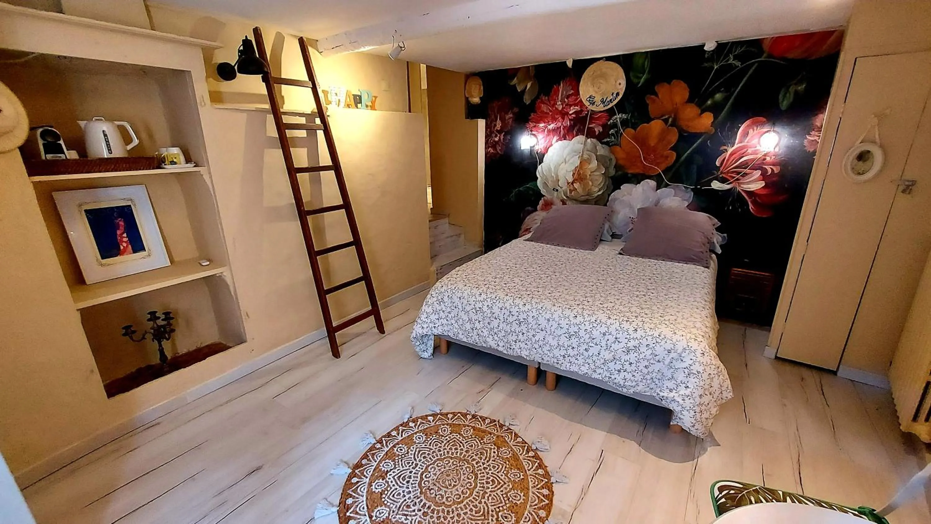 Bed in La Bombonière & Spa