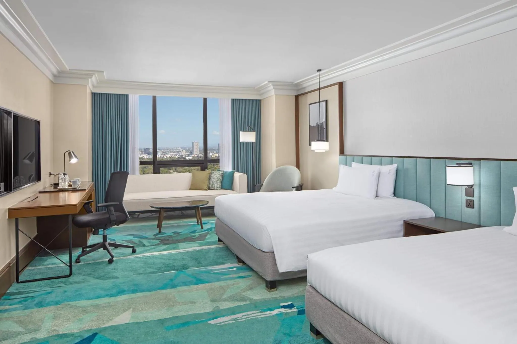 Photo of the whole room, Bed in Holiday Inn & Suites Manila Galleria by IHG