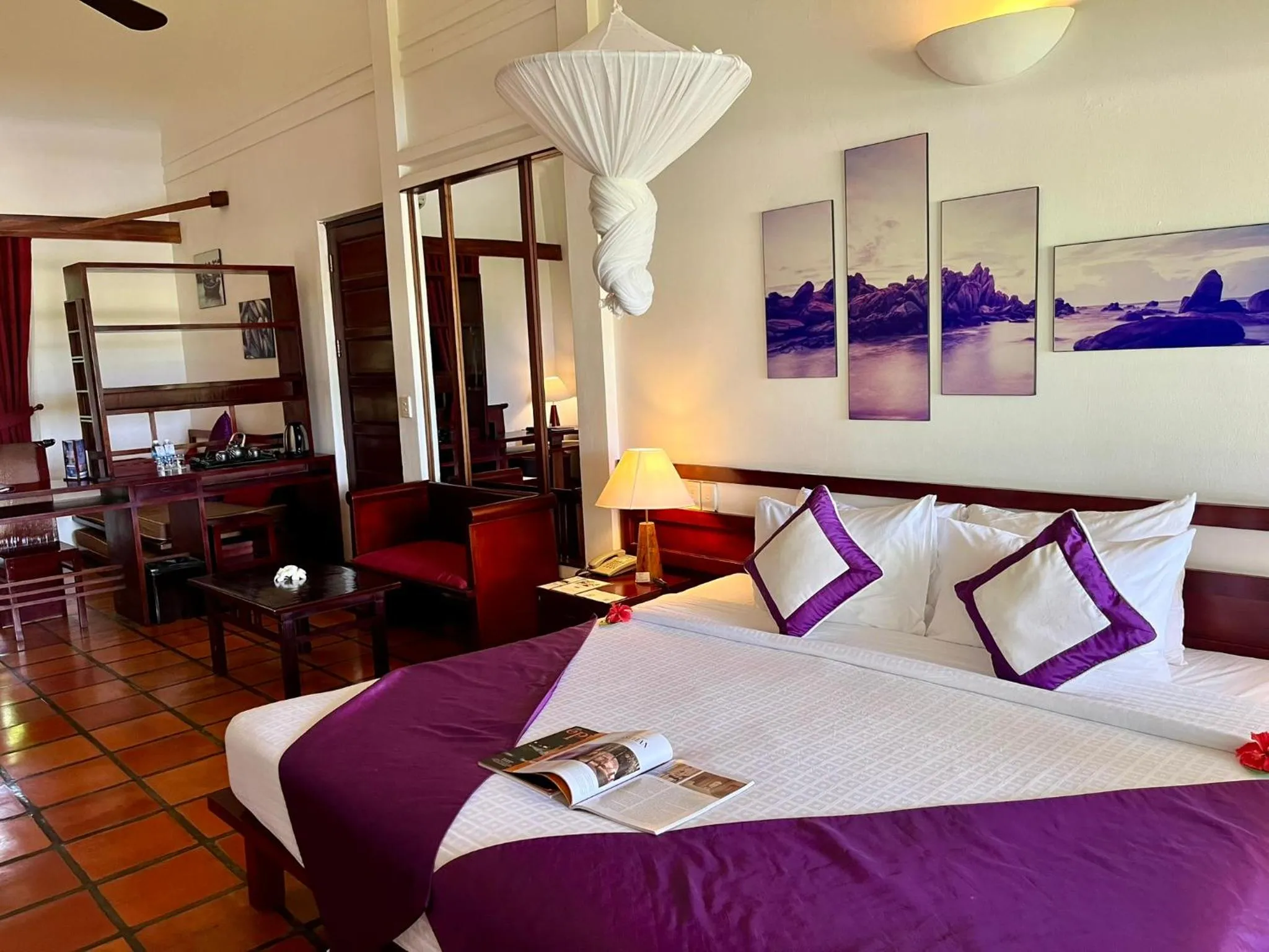 Bed in Victoria Phan Thiet Beach Resort & Spa