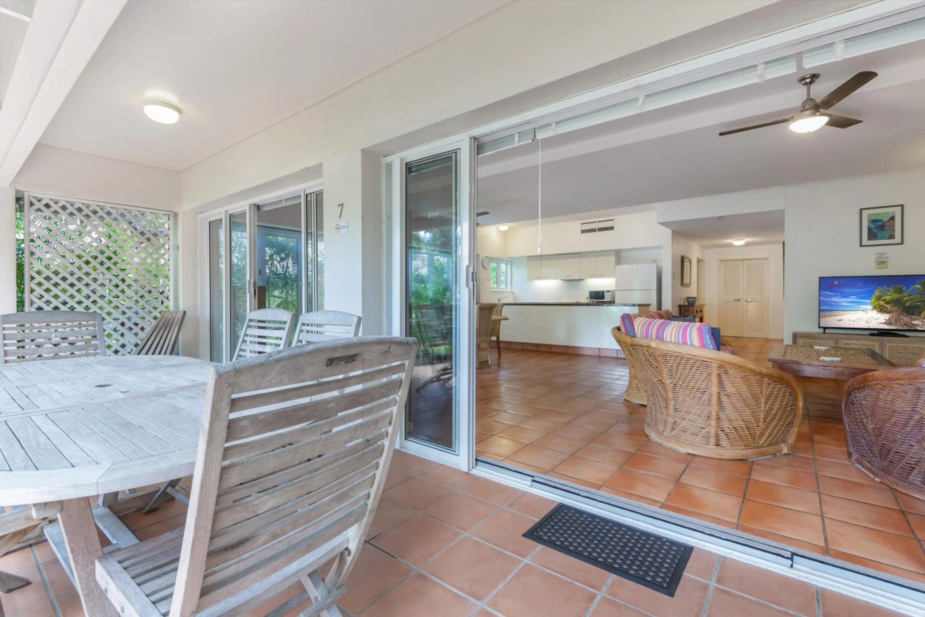 Patio in Balboa Apartments