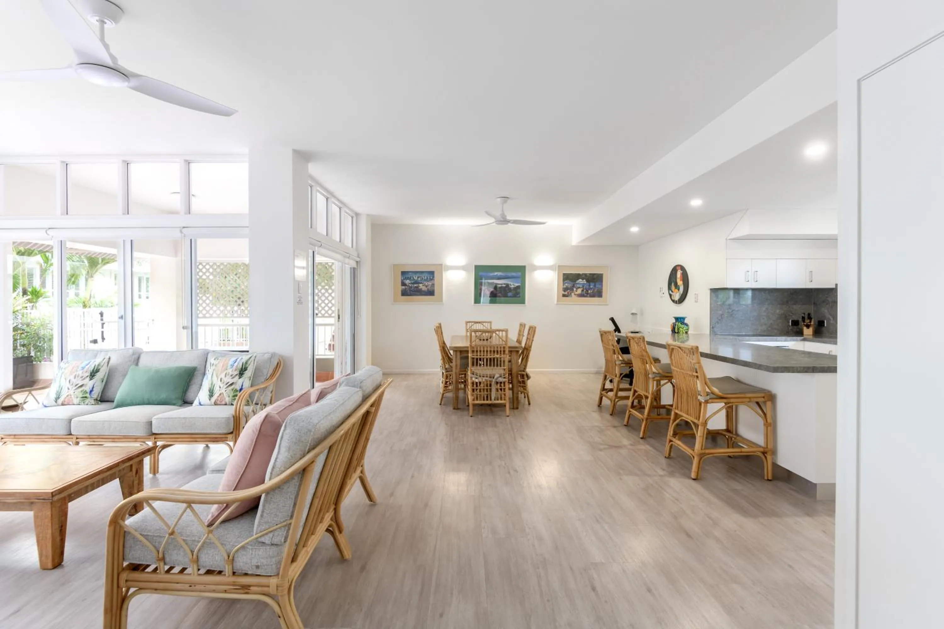 Living room in Balboa Apartments