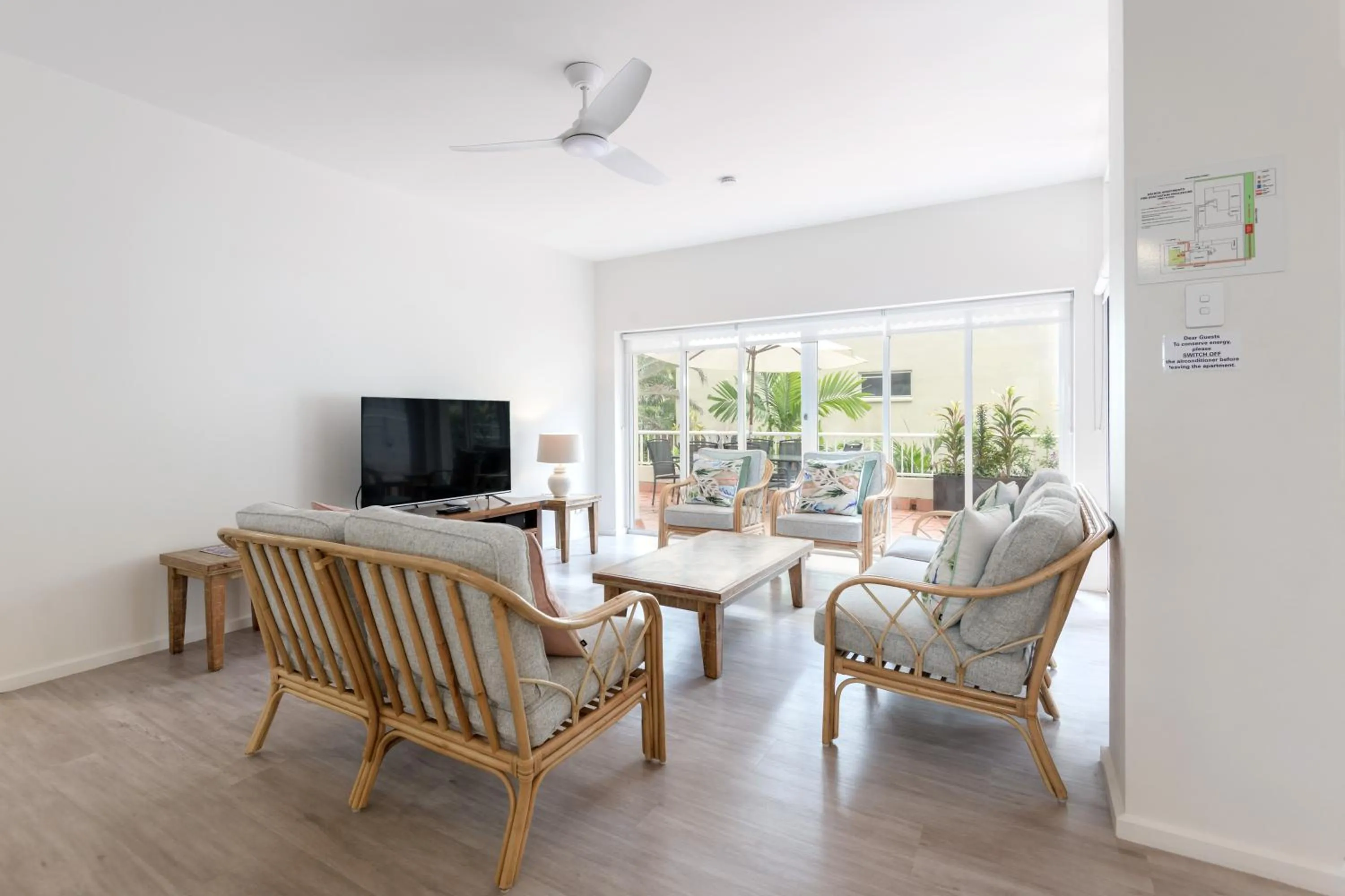 Living room in Balboa Apartments