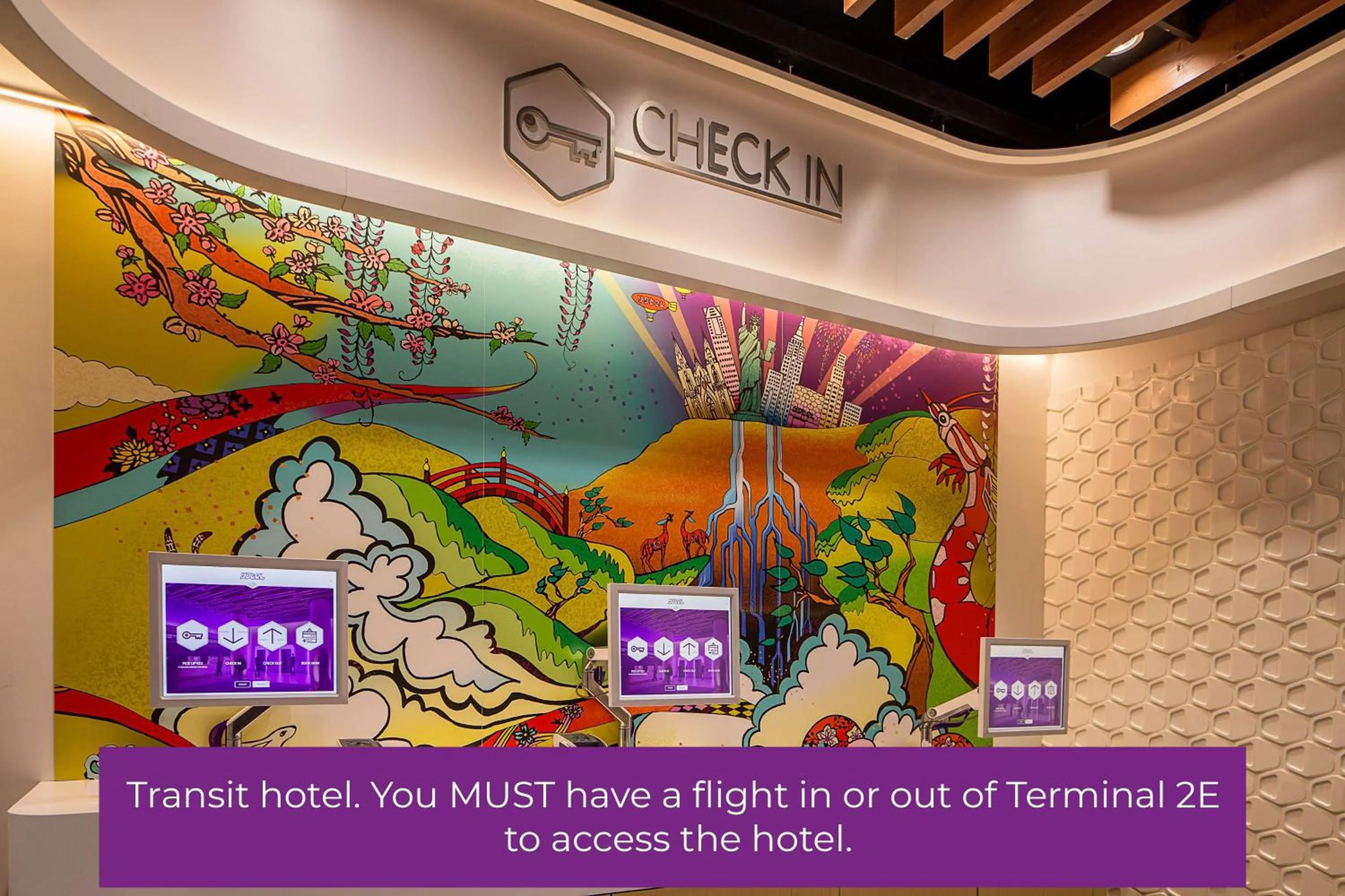 Lobby or reception in YOTELAIR Paris CDG - Transit Hotel - Terminal 2E