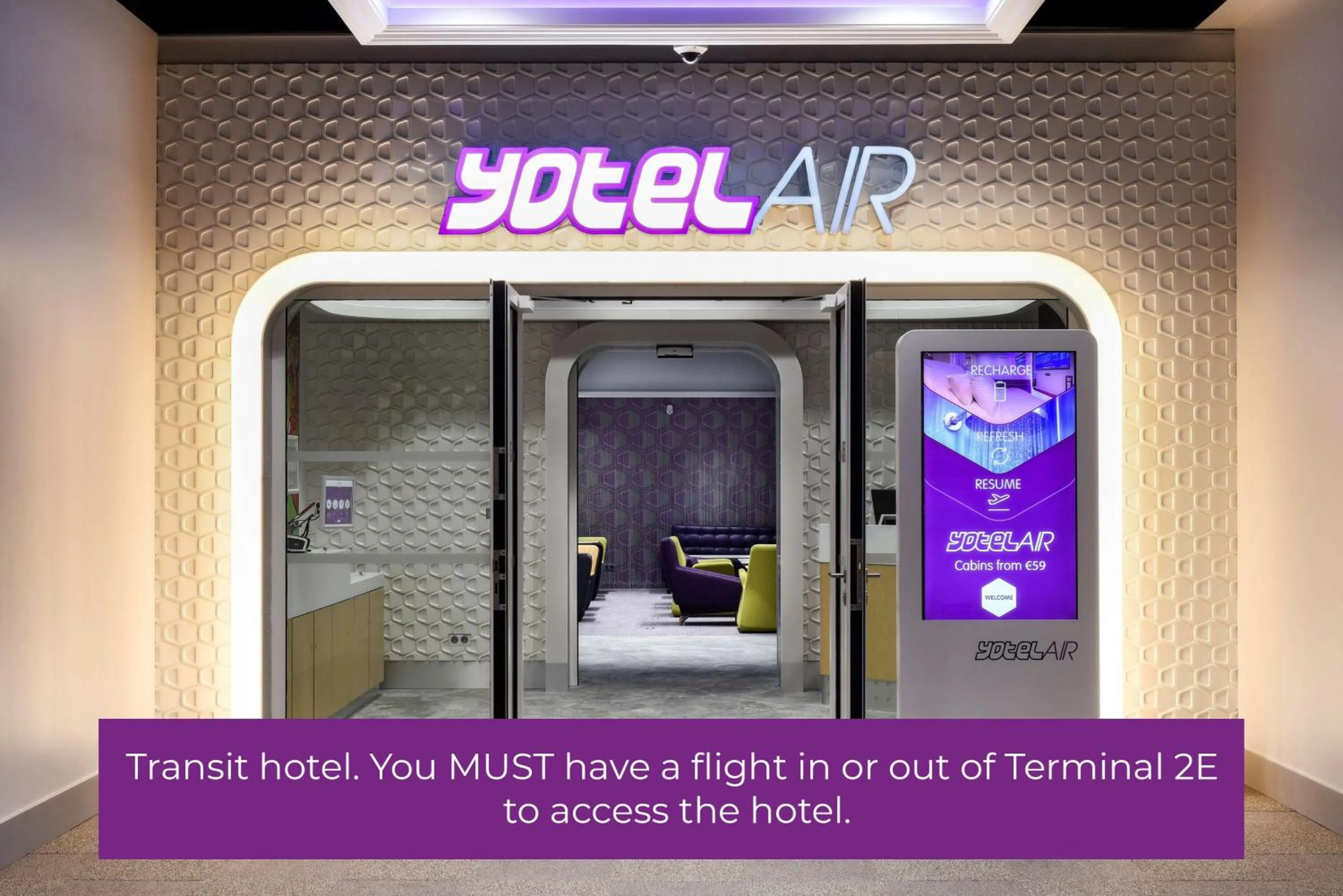 Property building in YOTELAIR Paris CDG - Transit Hotel - Terminal 2E