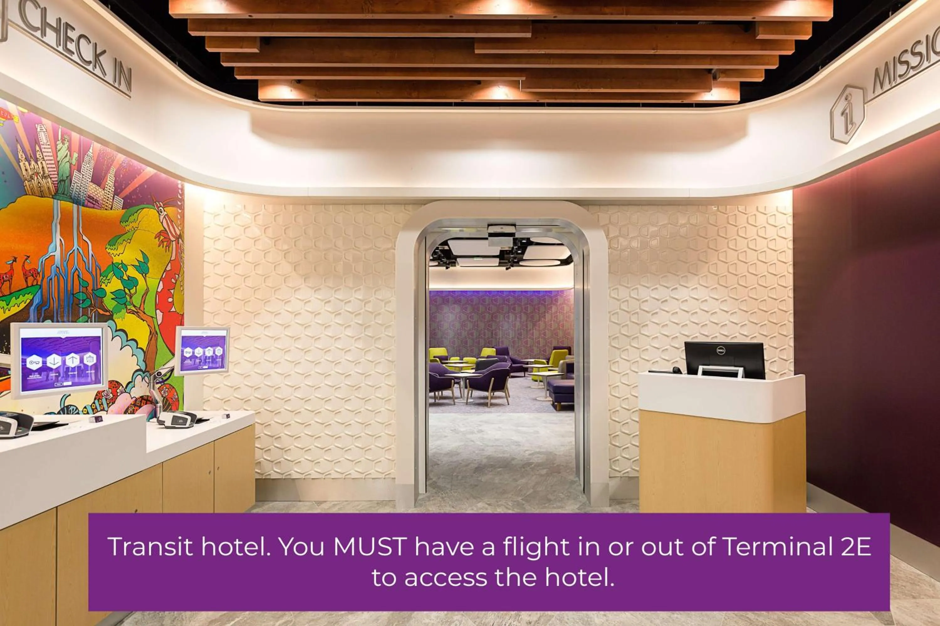 Lobby or reception in YOTELAIR Paris CDG - Transit Hotel - Terminal 2E
