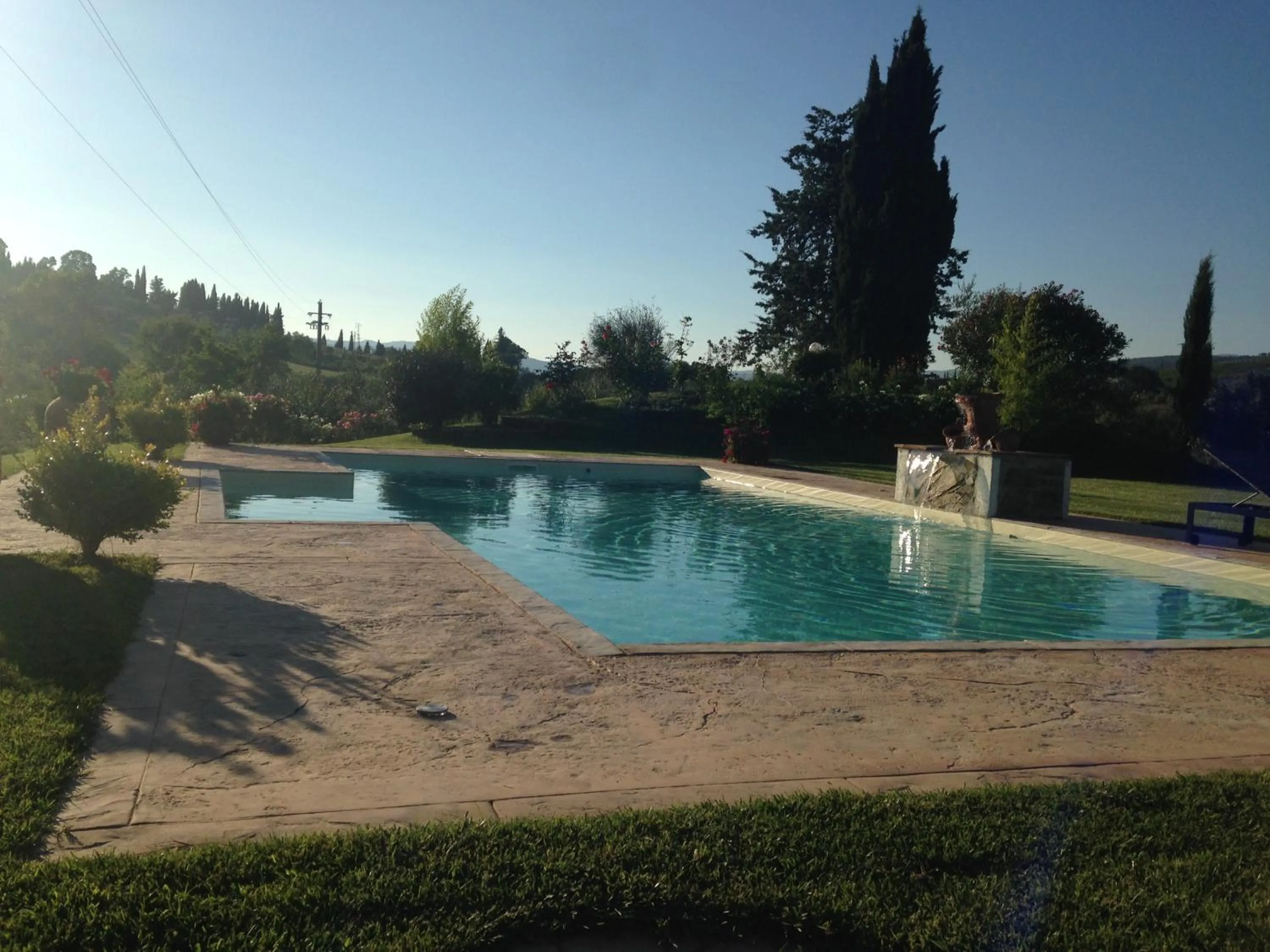 Pool view in Tonini House