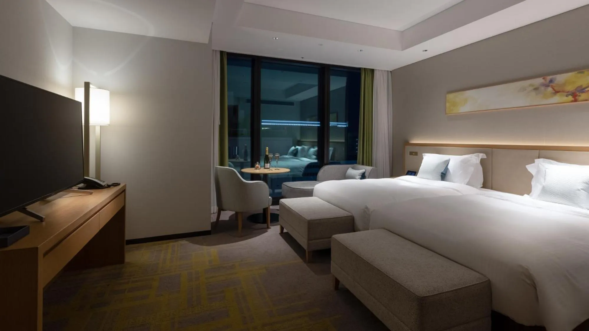 Photo of the whole room, Bed in Miyako Hotel Hakata