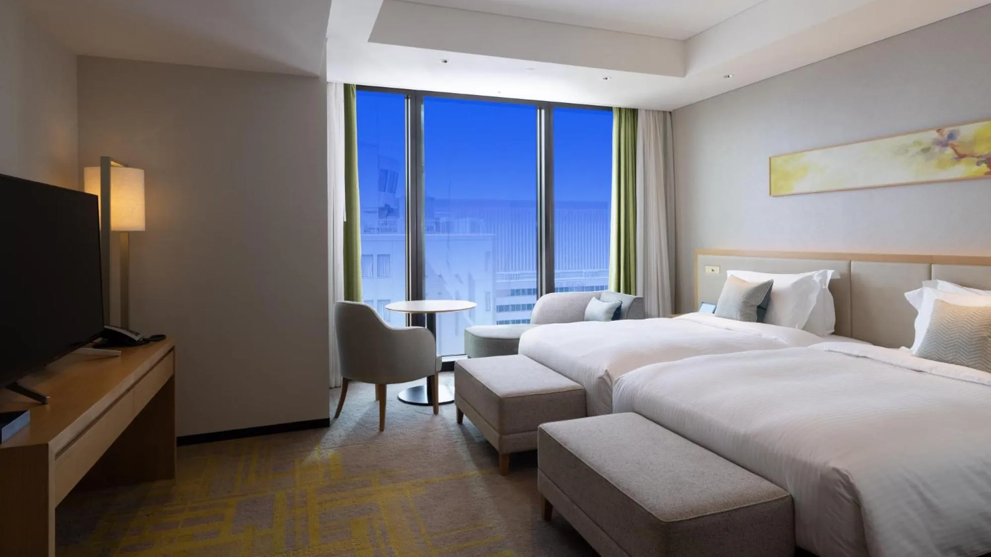 Photo of the whole room, Bed in Miyako Hotel Hakata