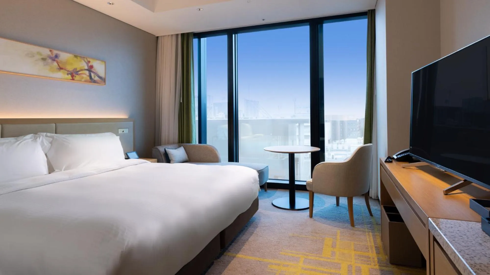 Photo of the whole room, Bed in Miyako Hotel Hakata