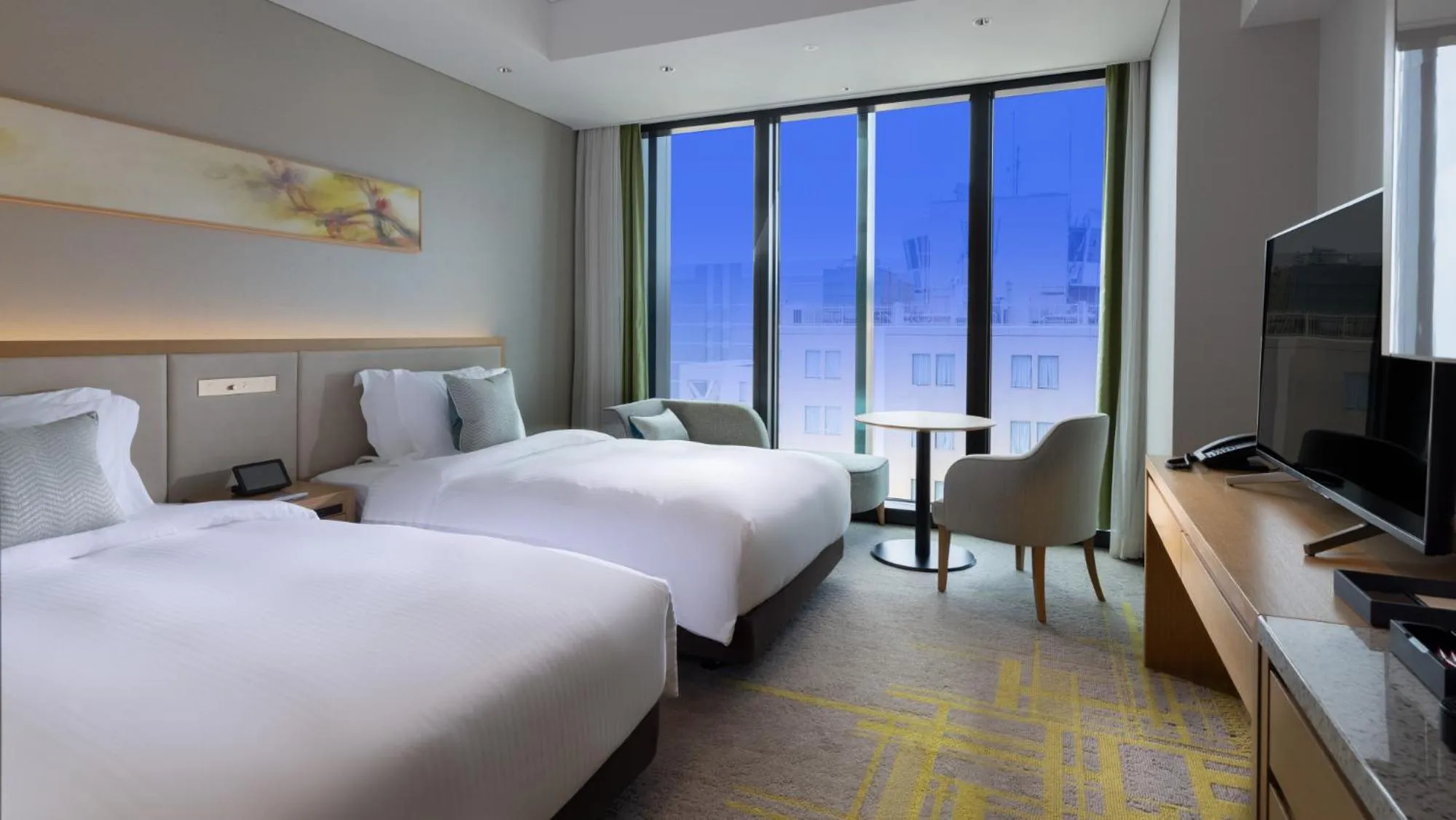 Photo of the whole room, Bed in Miyako Hotel Hakata