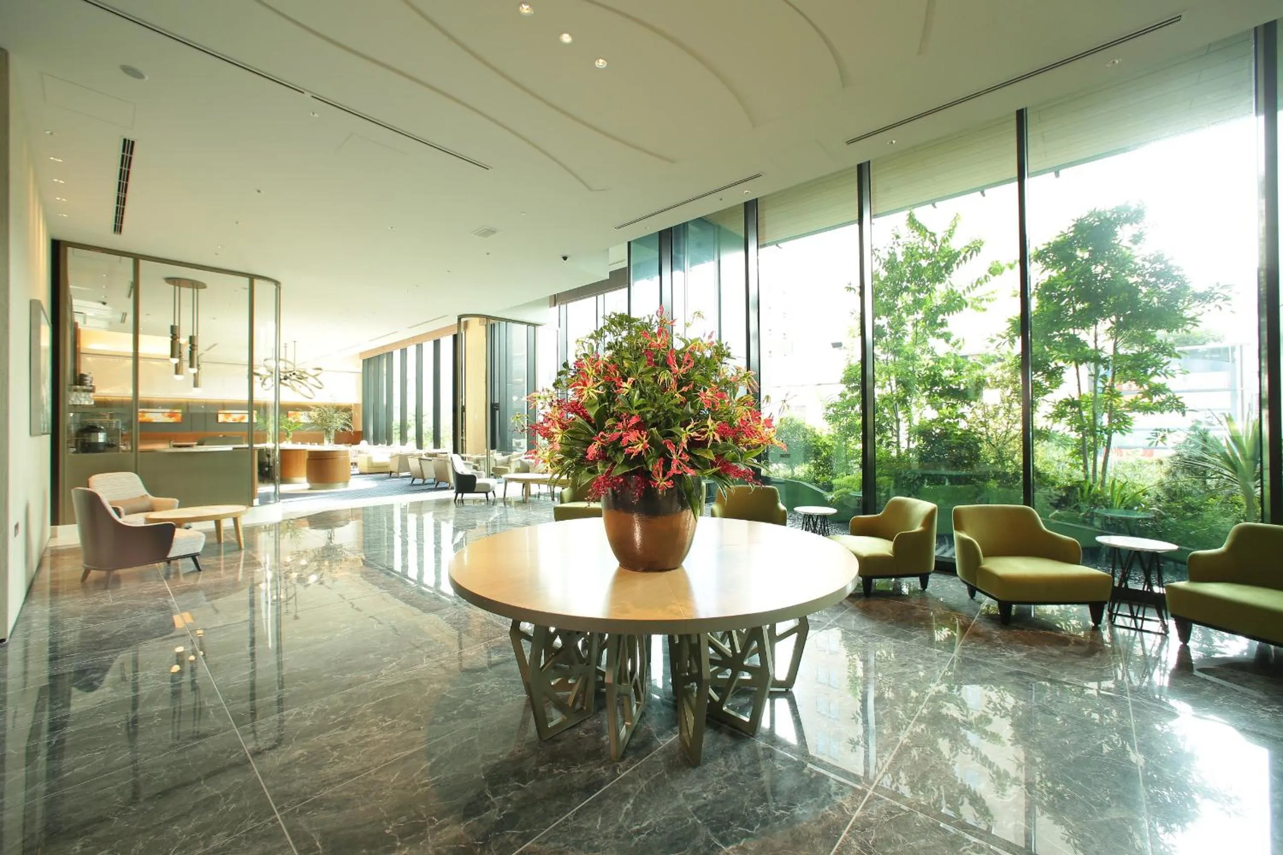 Lobby or reception in Miyako Hotel Hakata