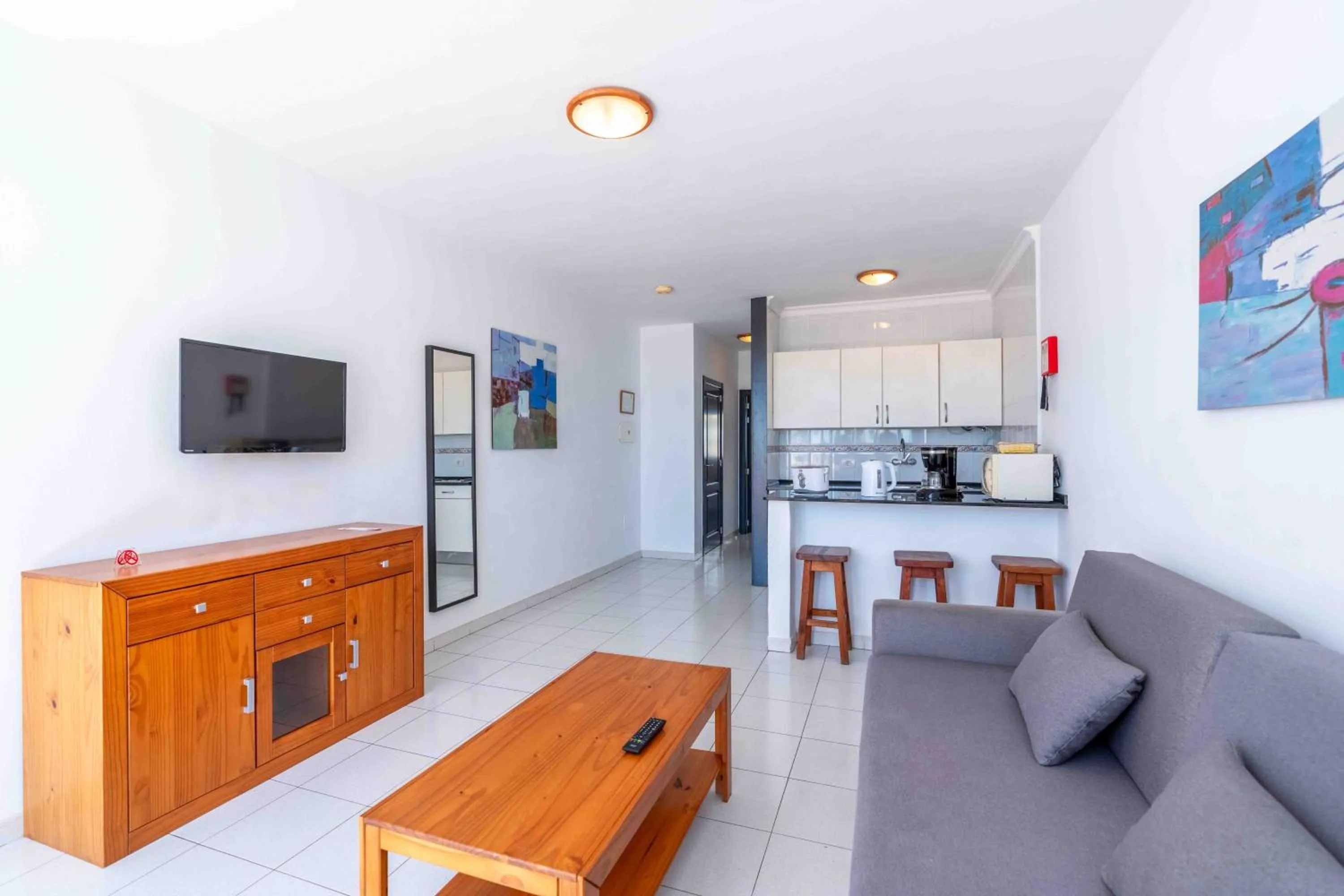 Living room in Apartamentos Jable Bermudas