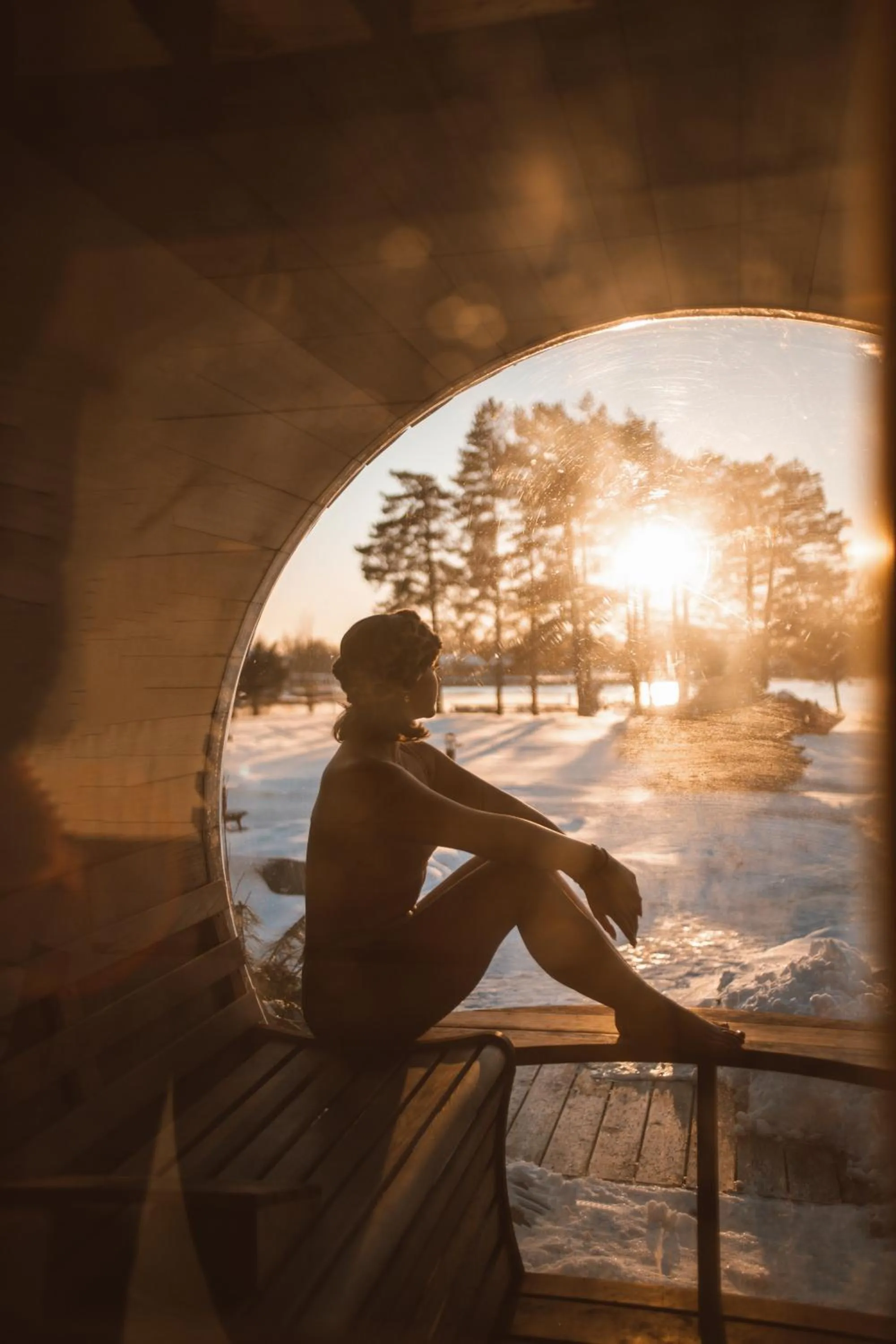Sauna in Rawley Resort, Spa & Marina