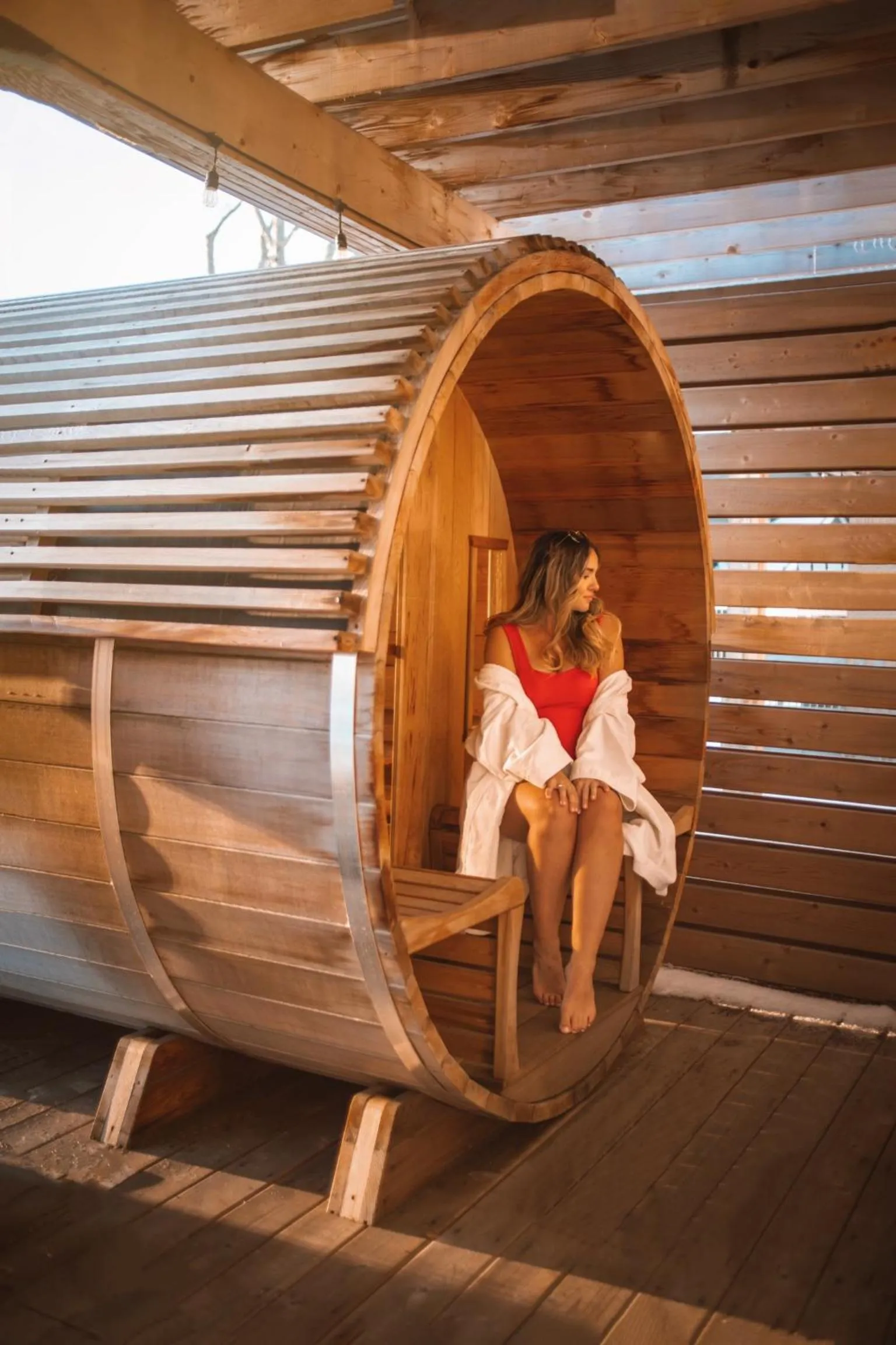 Sauna in Rawley Resort, Spa & Marina