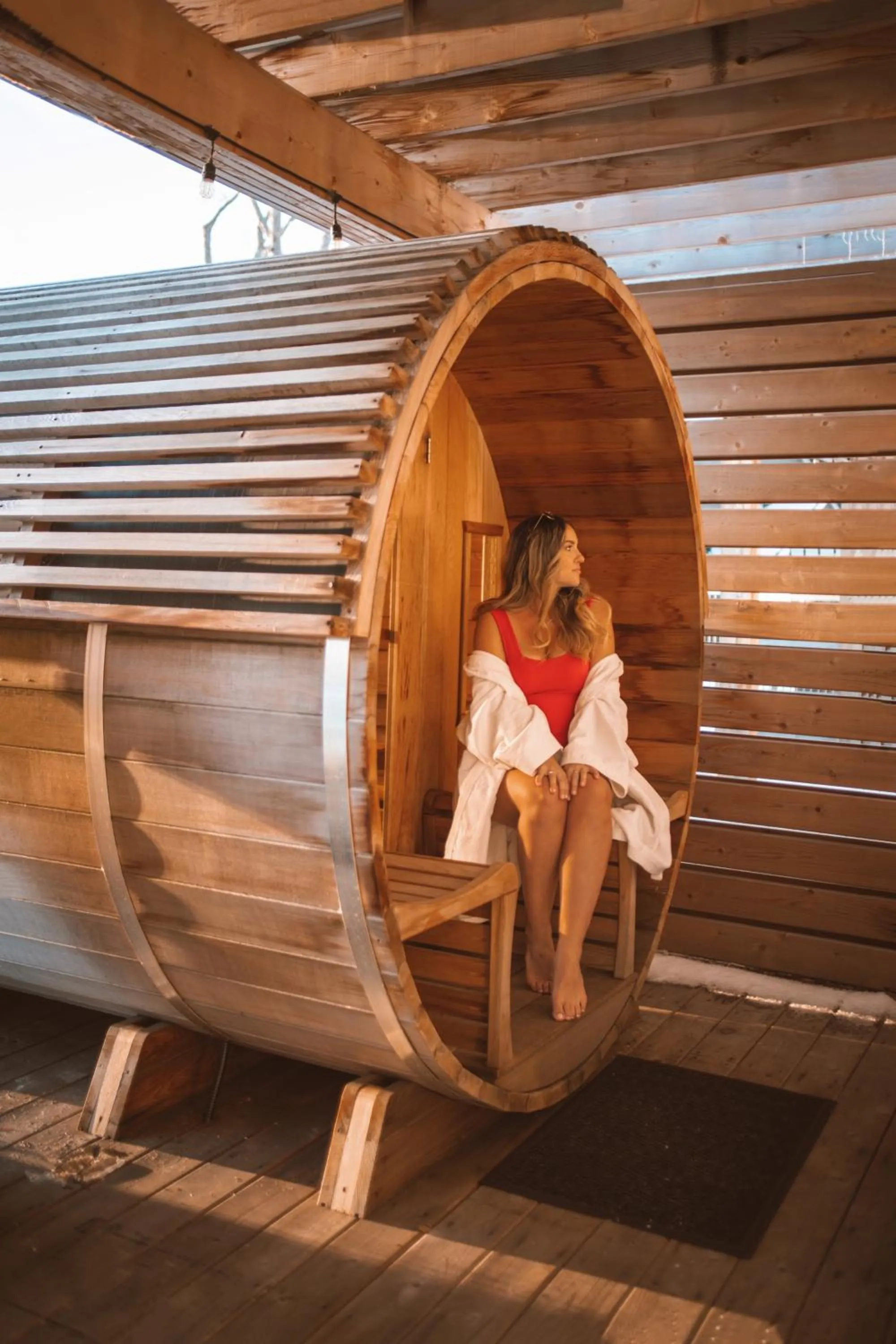 Sauna in Rawley Resort, Spa & Marina
