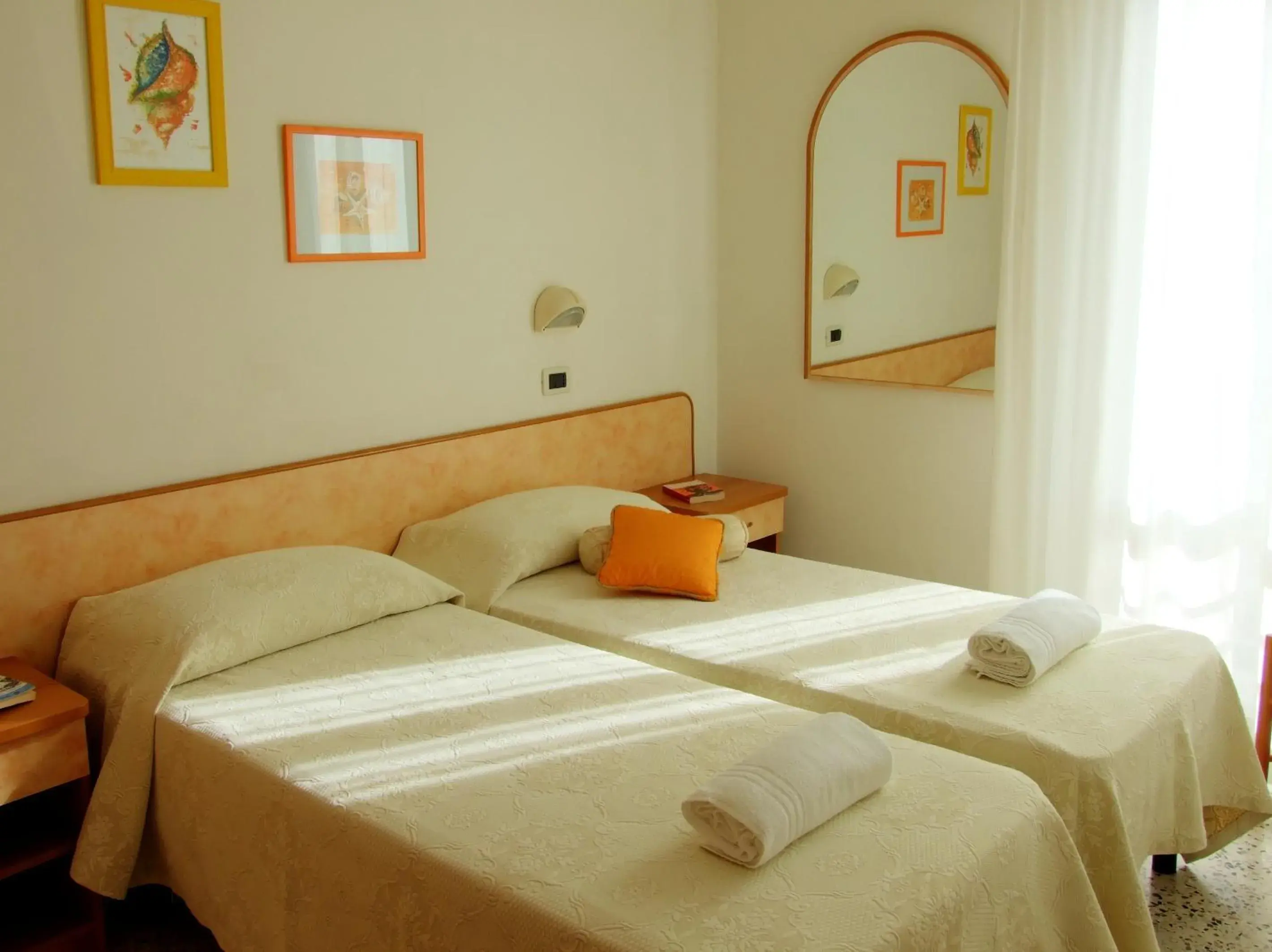 Bed in Hotel Manuela