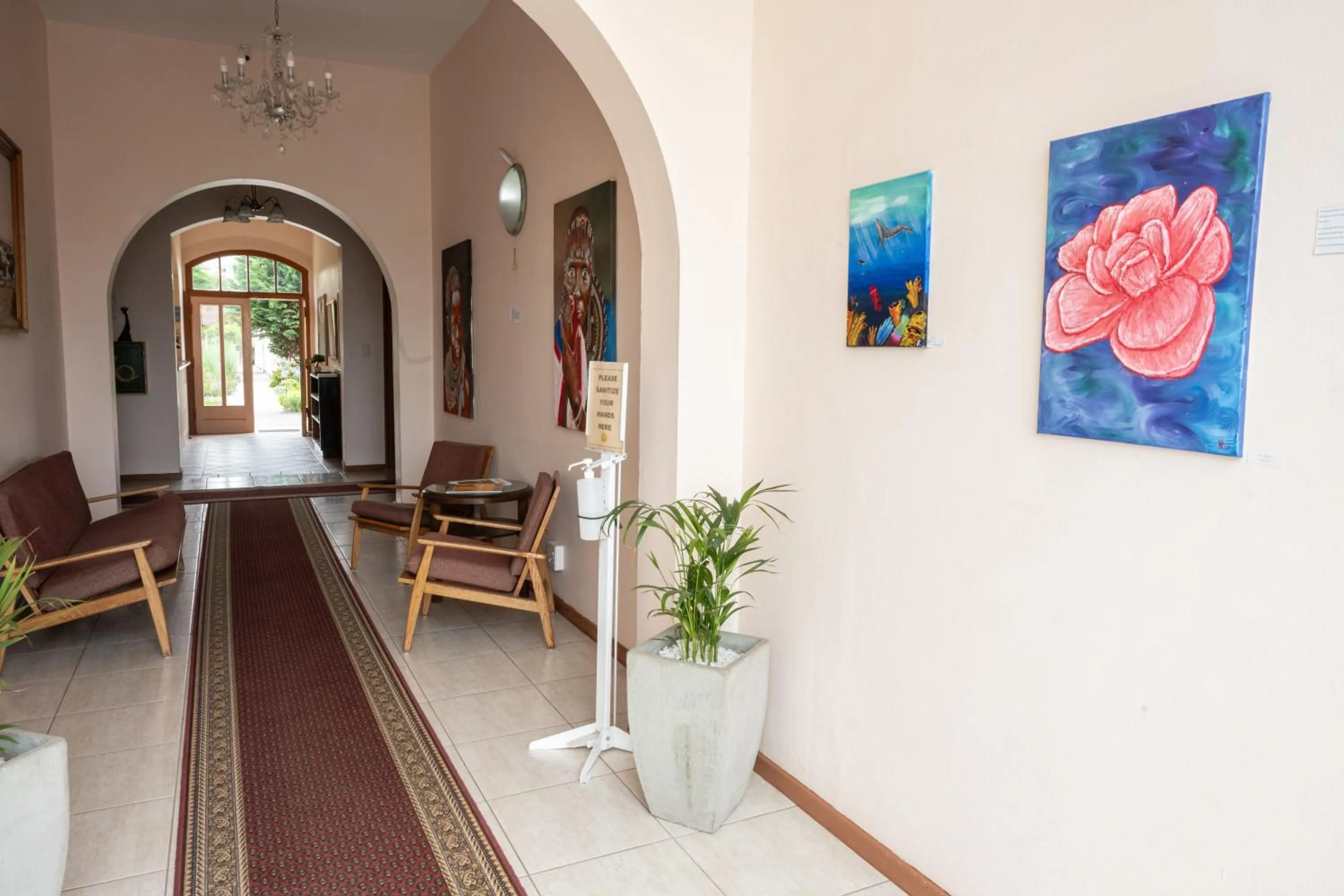 Decorative detail in Hotel Prinzessin Rupprecht