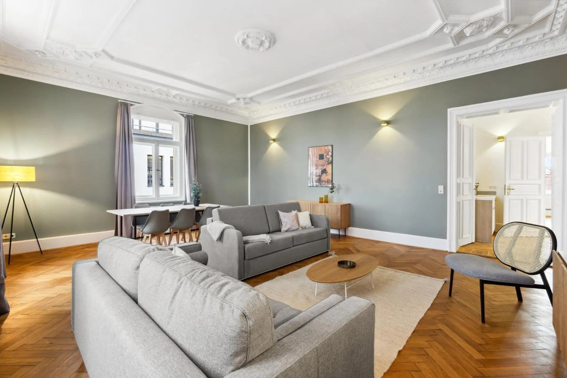 Living room in Limehome Dresden Antonstraße