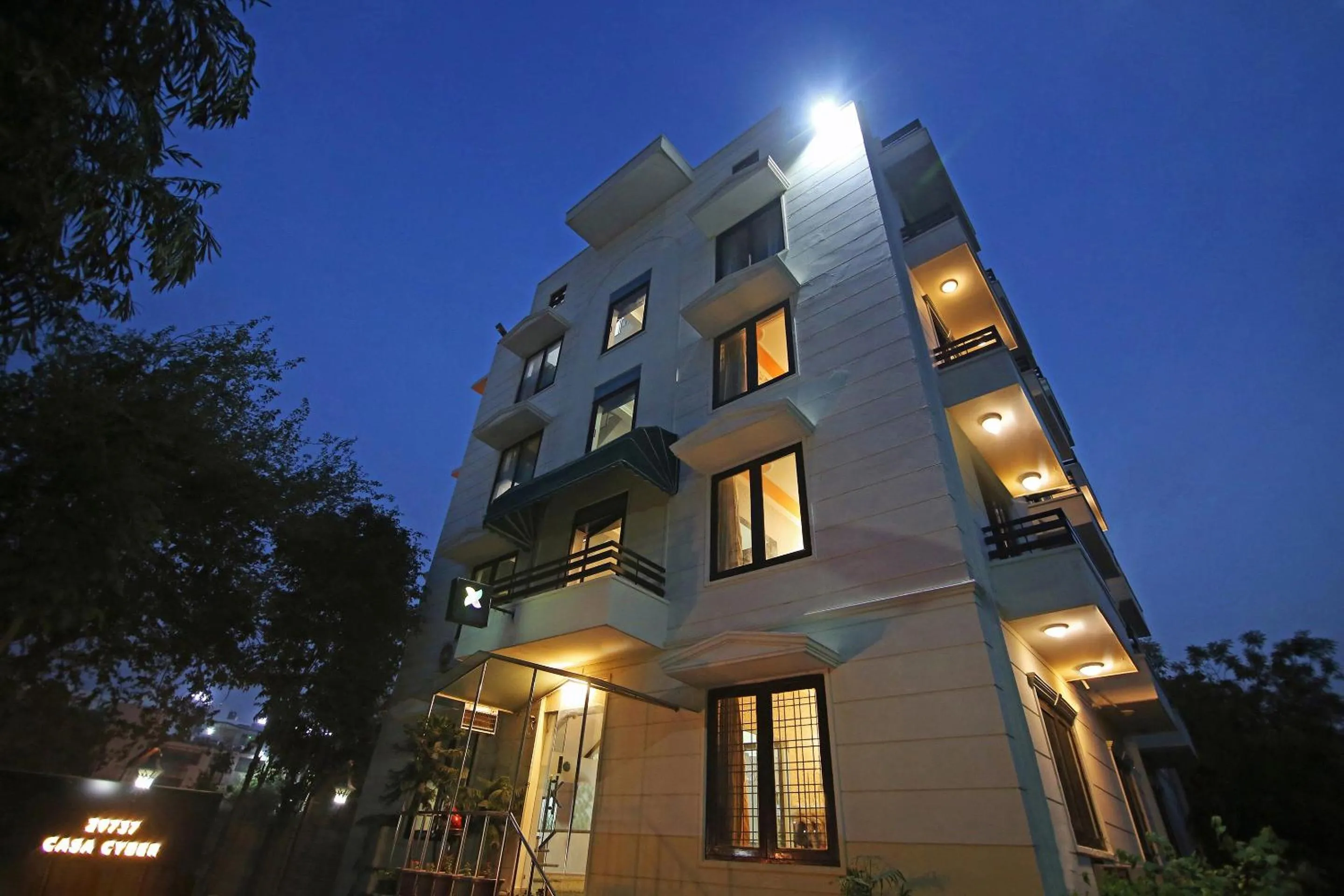 Facade/entrance in Capital O Tipsyy Near Aravali Biodiversity Park