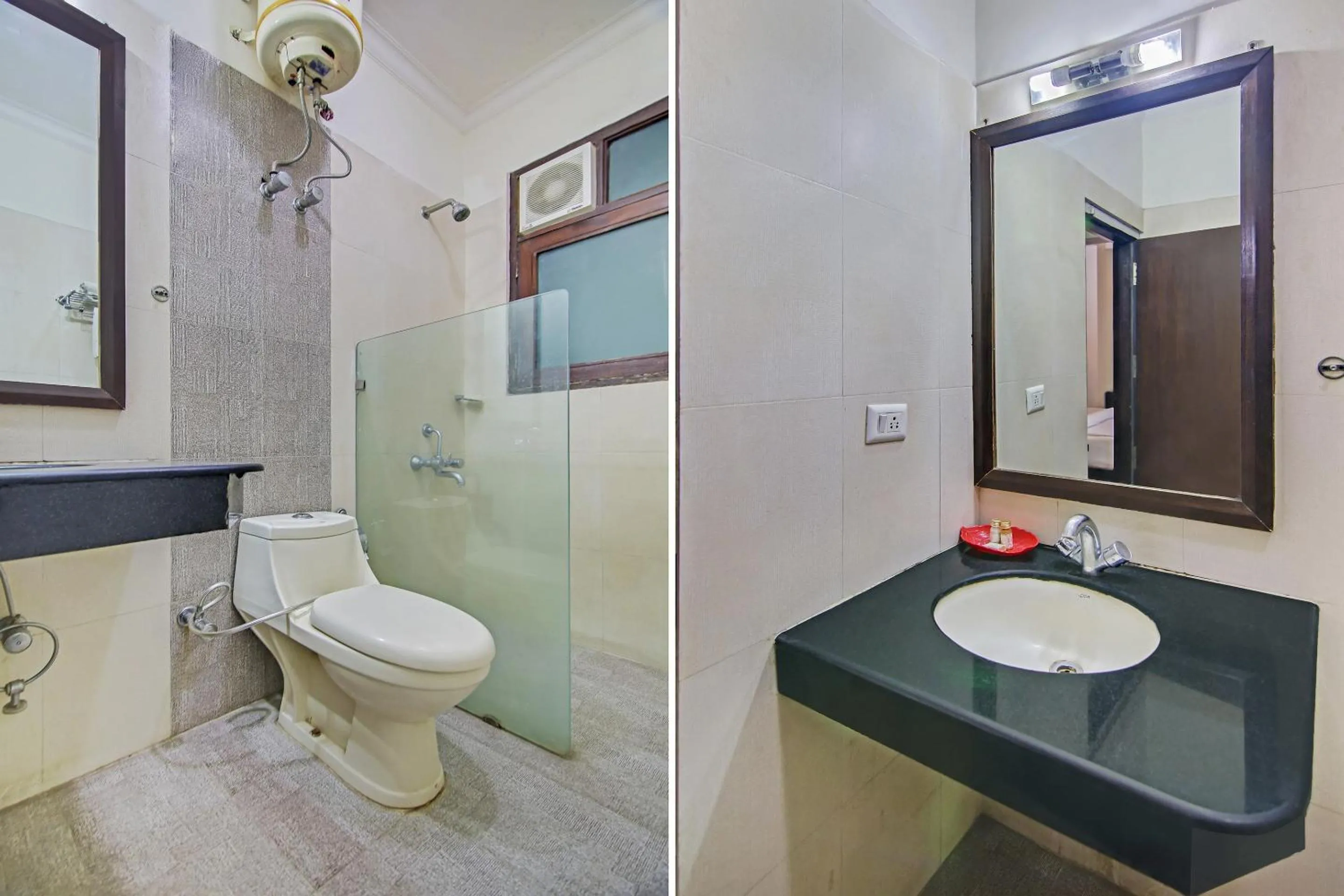 Bathroom in Capital O Tipsyy Near Aravali Biodiversity Park