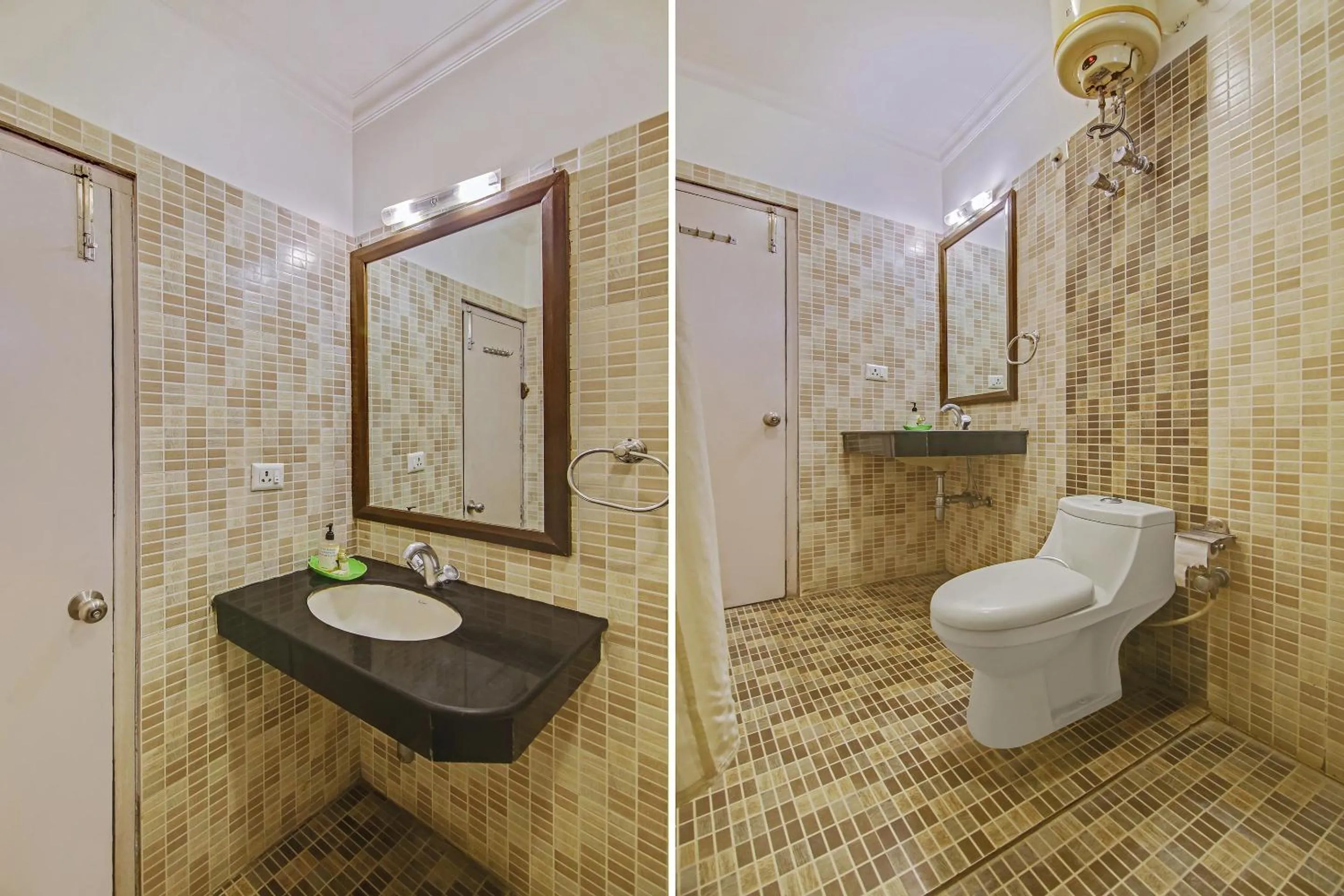 Bathroom in Capital O Tipsyy Near Aravali Biodiversity Park