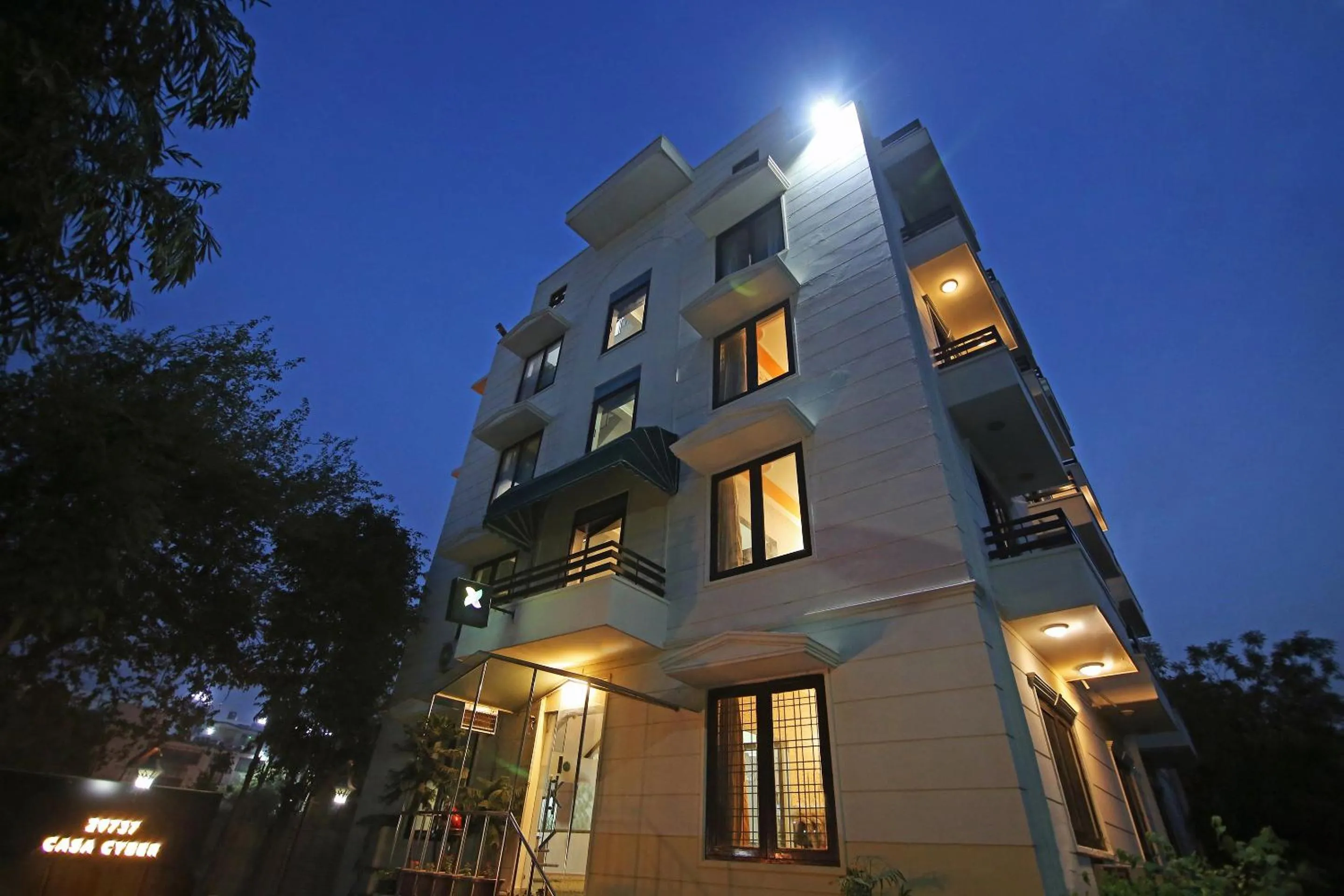 Facade/entrance in Capital O Tipsyy Near Aravali Biodiversity Park