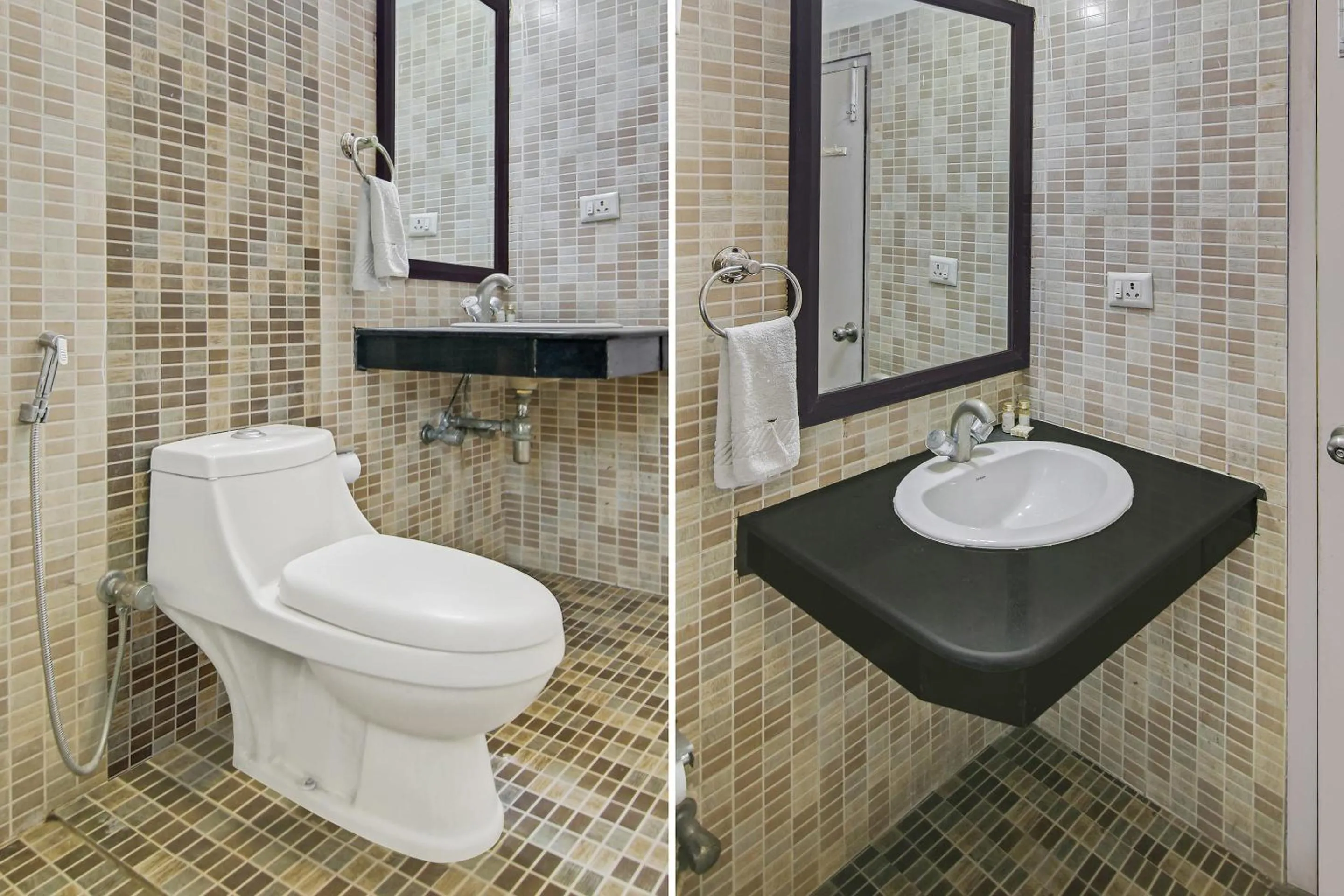 Bathroom in Capital O Tipsyy Near Aravali Biodiversity Park