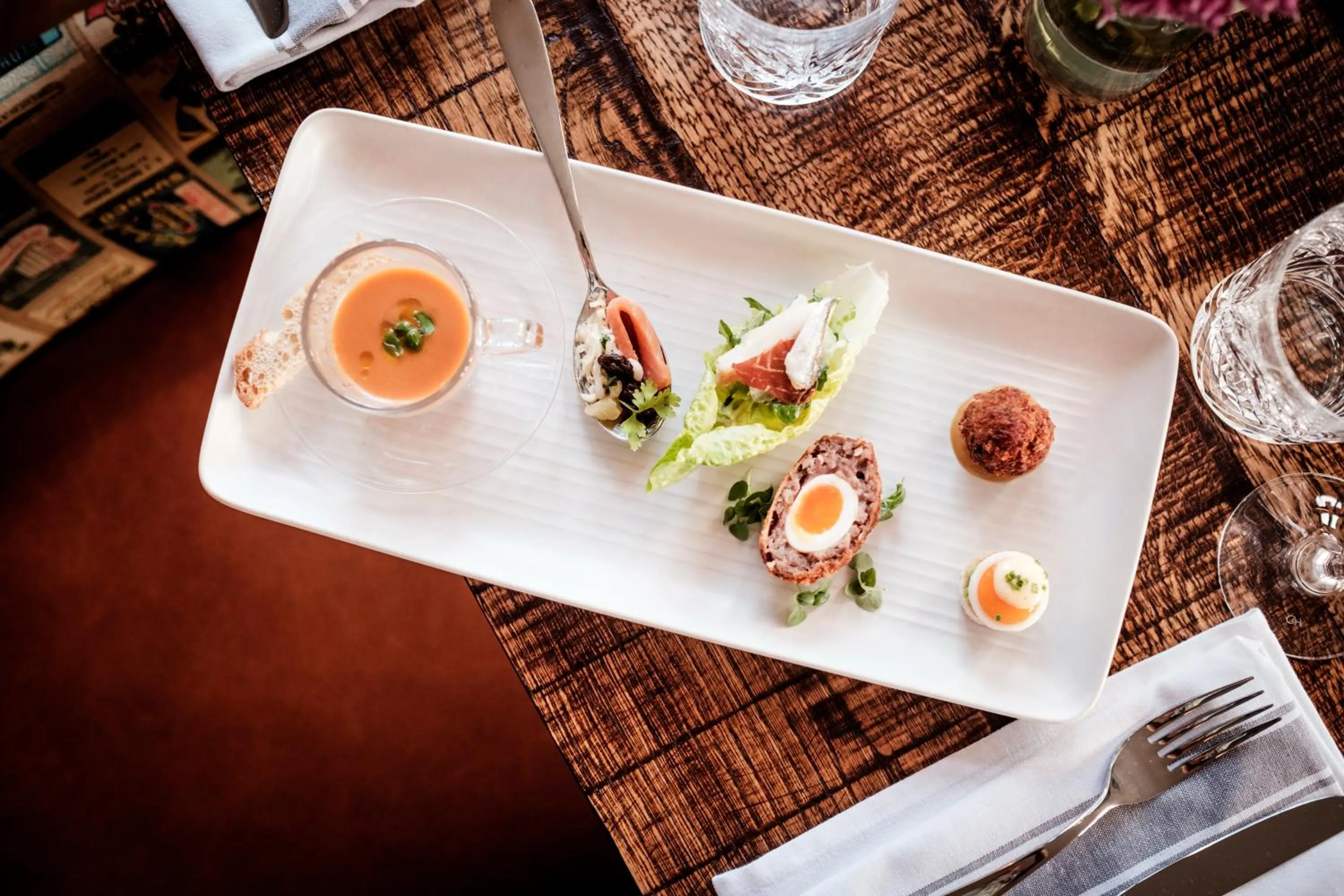 Food close-up in The Queen's Head