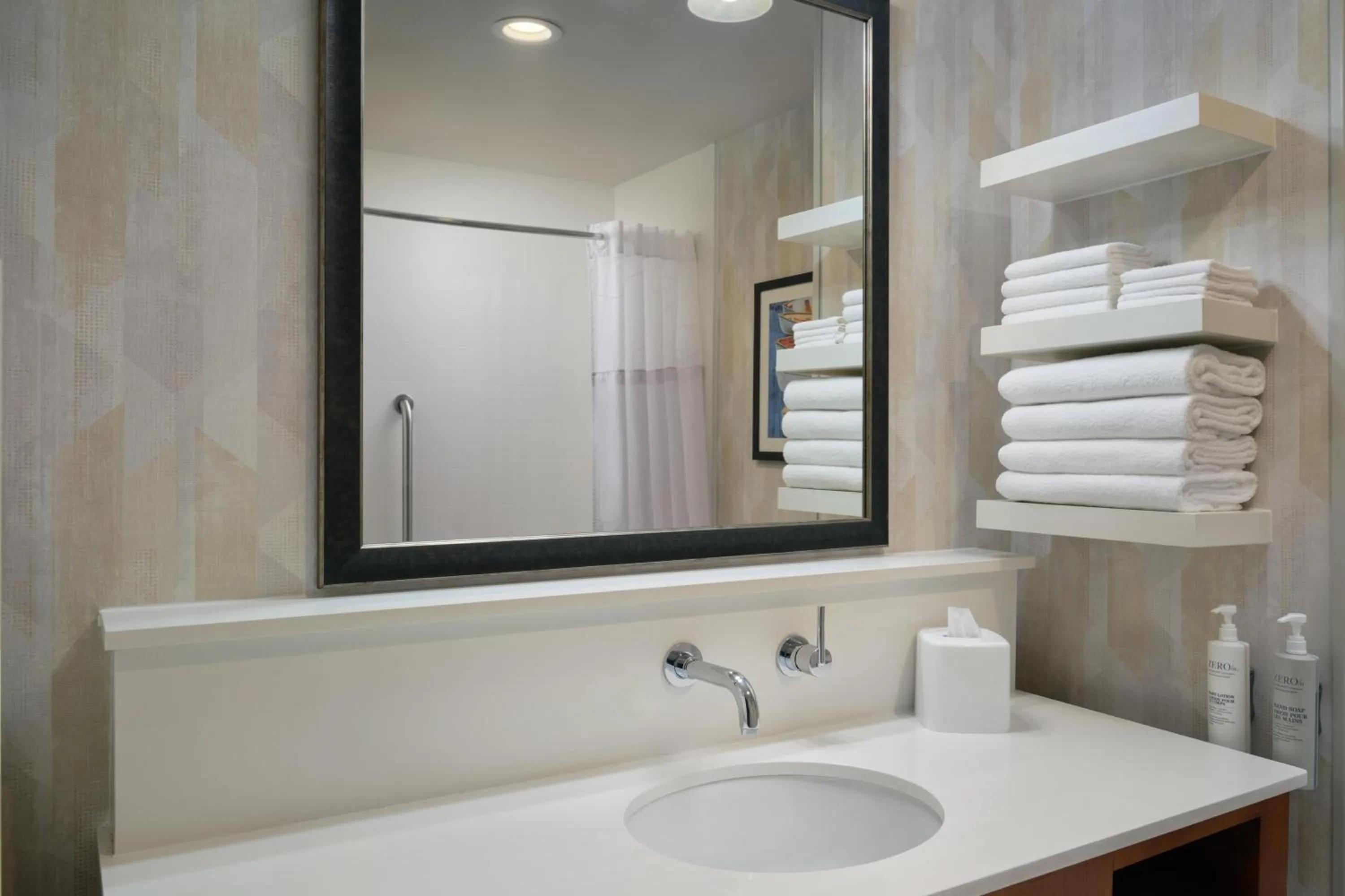 Bathroom in Hampton Inn Waynesboro